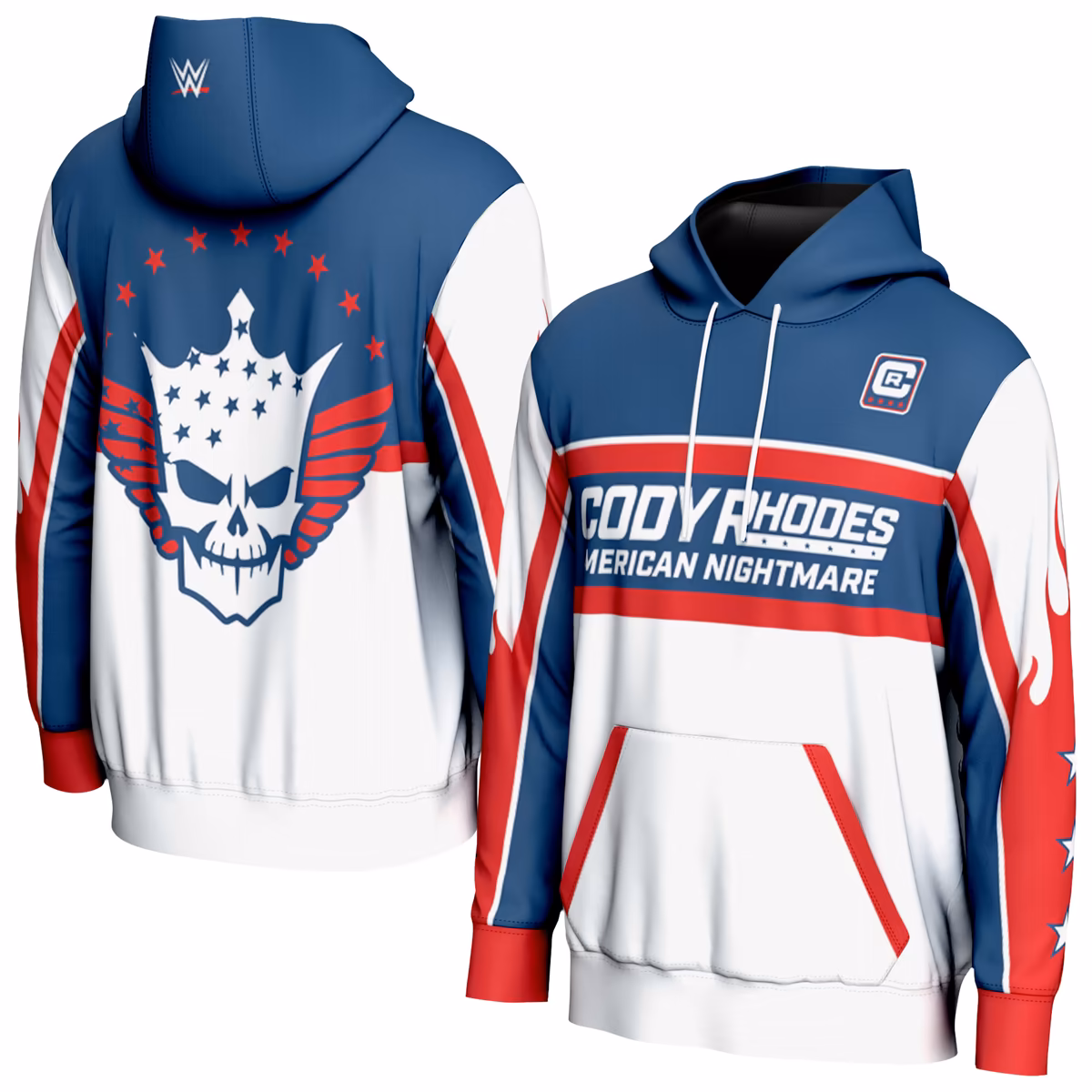 Men's ProSphere White Cody Rhodes American Nightmare Hoodie 13 Men's ProSphere White Cody Rhodes American Nightmare Hoodie