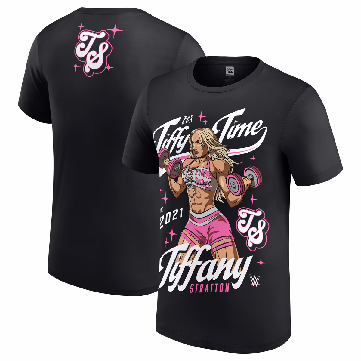 Youth Black Tiffany Stratton Tiffy Time Est. 2021 T-Shirt 2 Youth Black Tiffany Stratton Tiffy Time Est. 2021 T-Shirt
