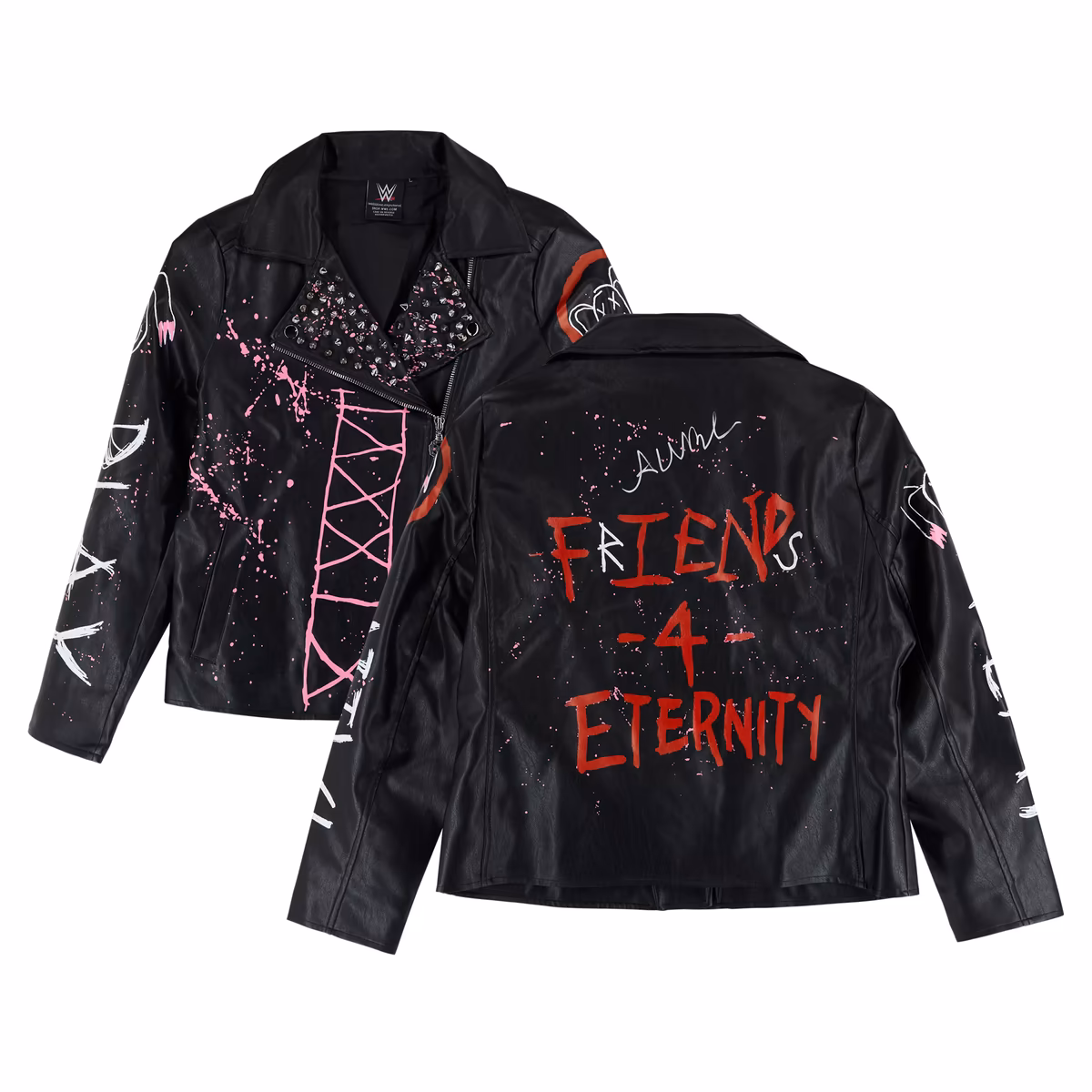 Alexa Bliss WWE Autographed Black Friends 4 Eternity Jacket 10 Alexa Bliss WWE Autographed Black Friends 4 Eternity Jacket