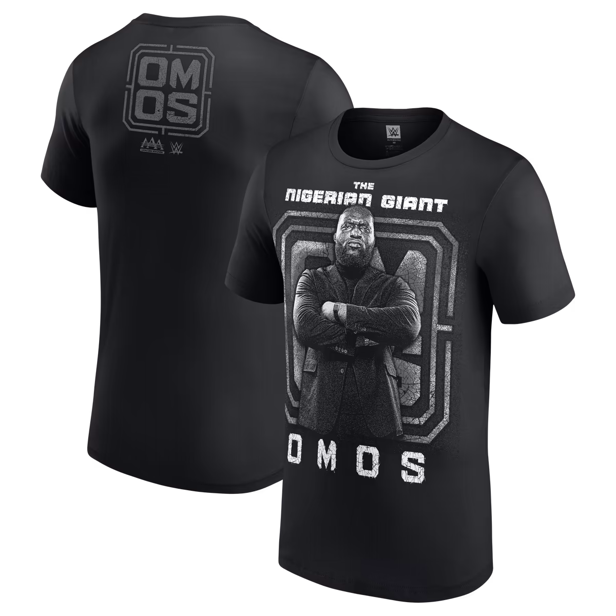Men's  Black Omos AAA The Nigerian Giant T-Shirt
