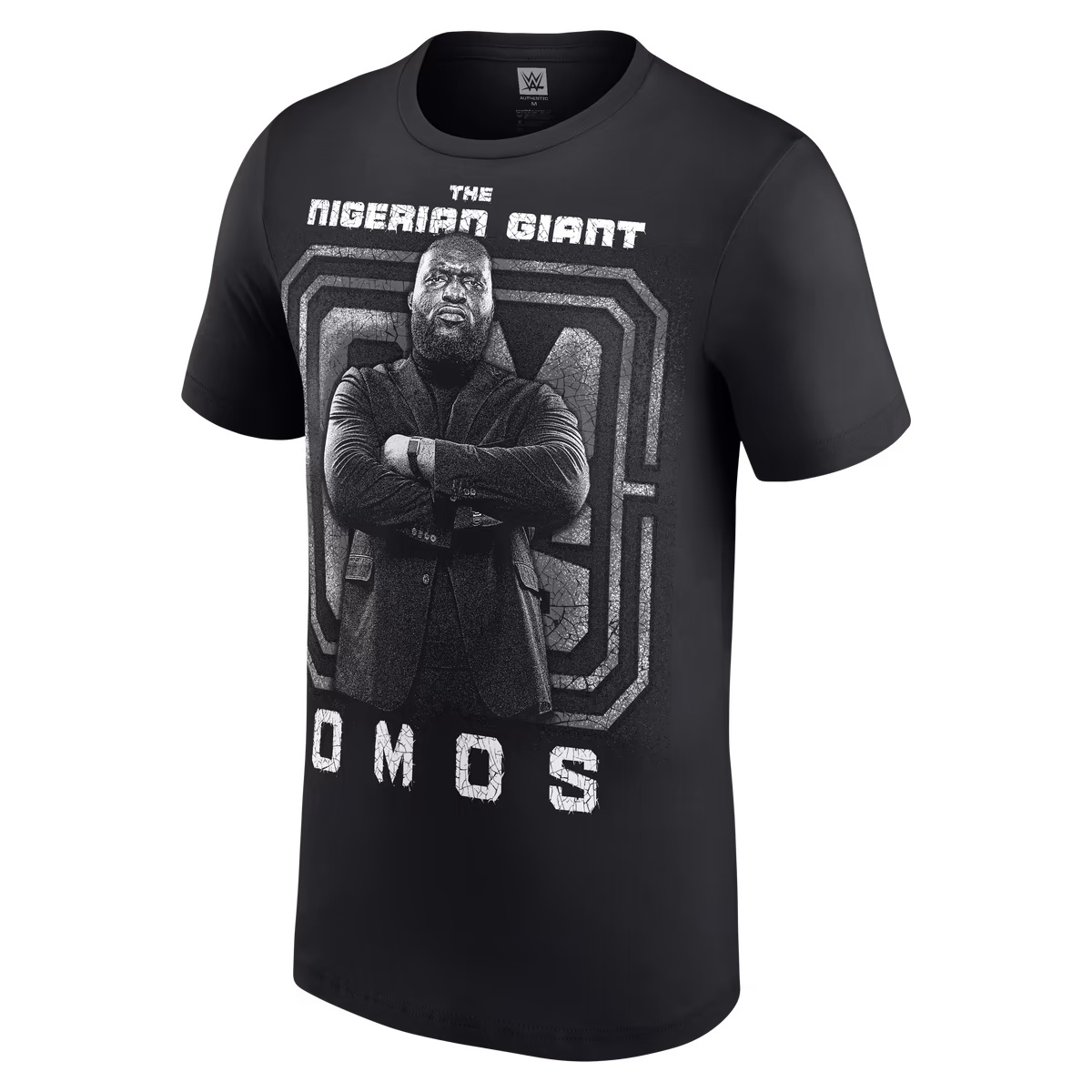 Men's Black Omos AAA The Nigerian Giant T-Shirt 3 Men's Black Omos AAA The Nigerian Giant T-Shirt