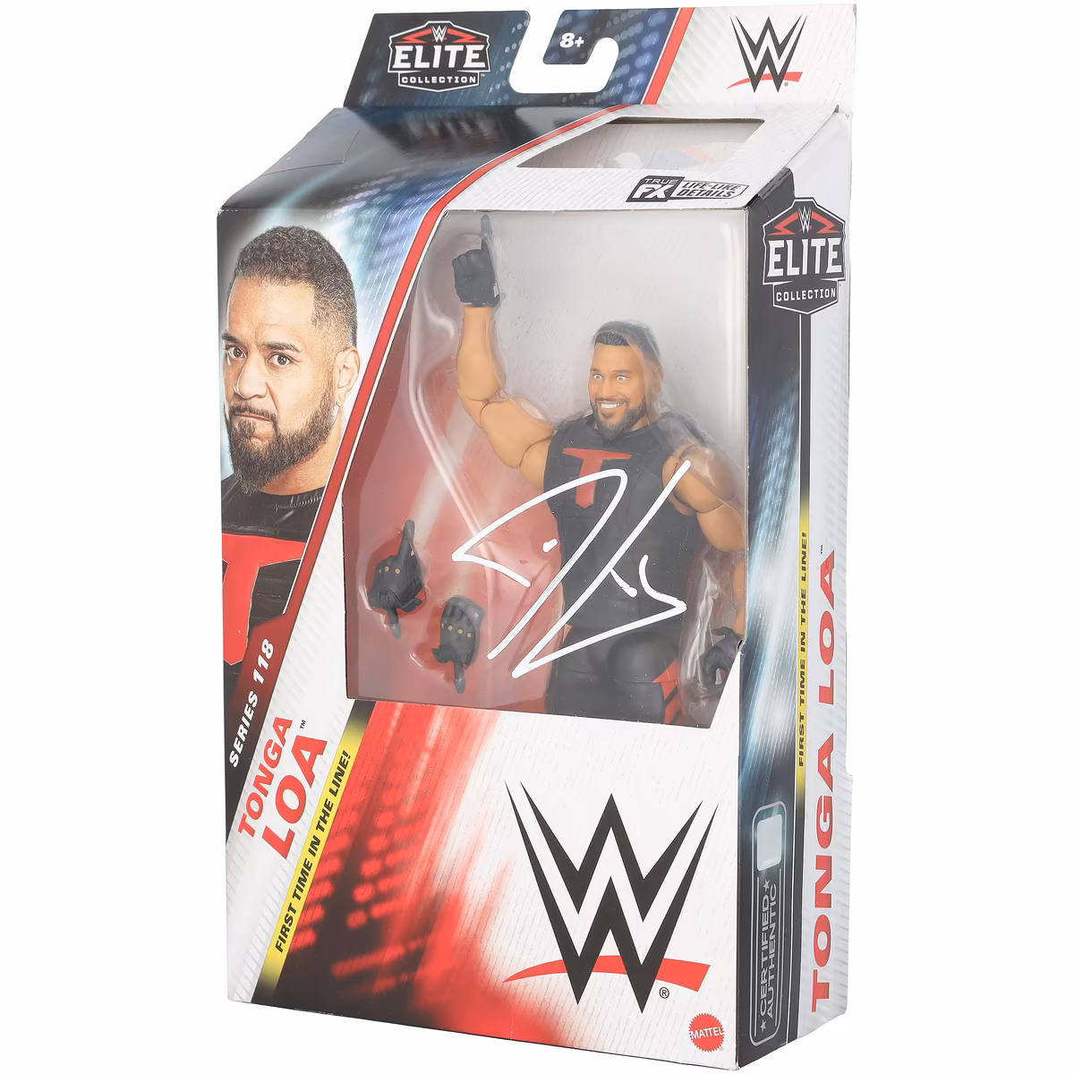 Tonga Loa WWE Autographed Mattel Elite Series 118 Action Figure