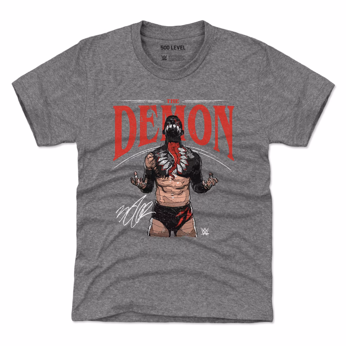 Youth 500 Level Gray Finn Bálor T-Shirt 9 Youth 500 Level Gray Finn Bálor T-Shirt