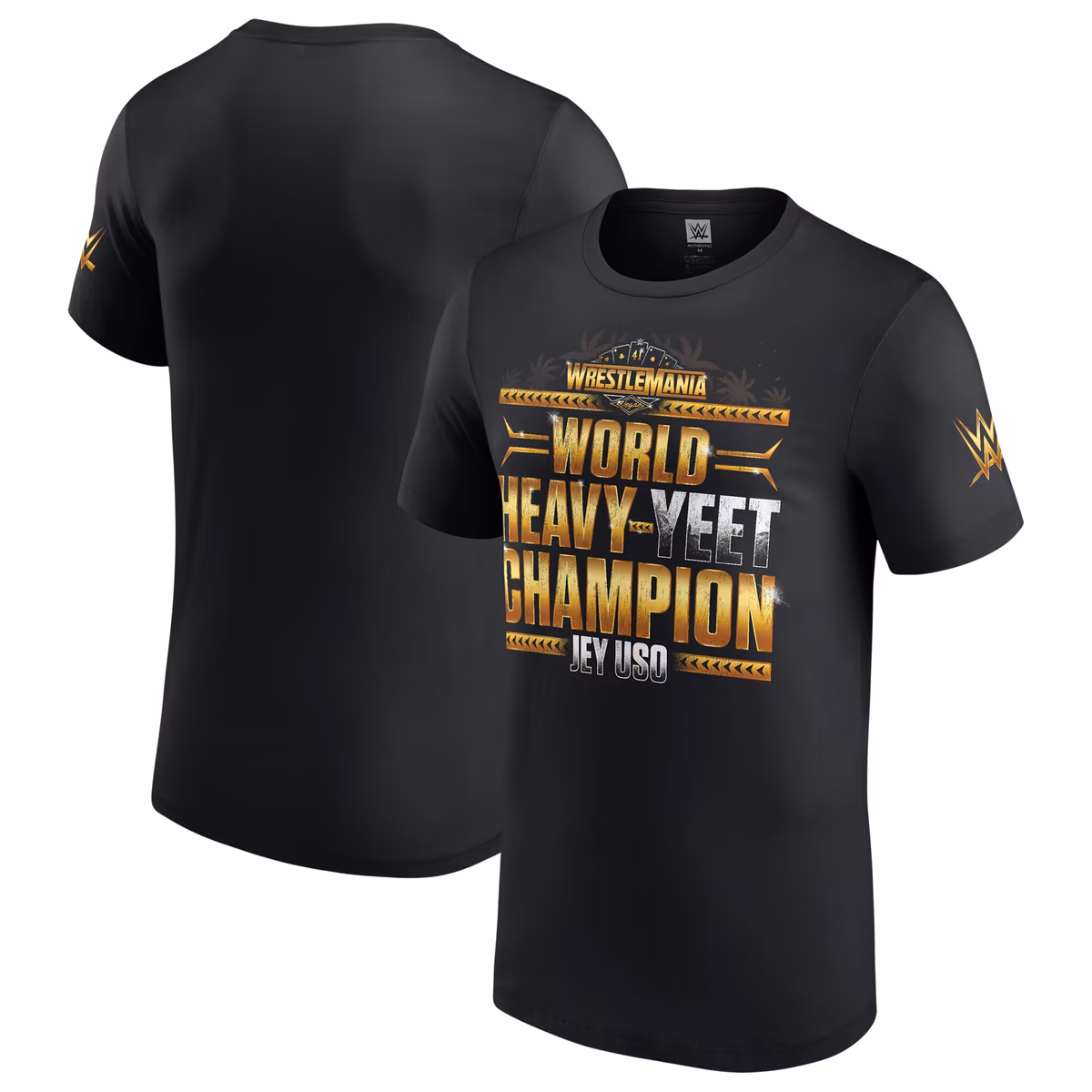 Men's Black Jey Uso WrestleMania 41 Winner T-Shirt 3 Men's Black Jey Uso WrestleMania 41 Winner T-Shirt