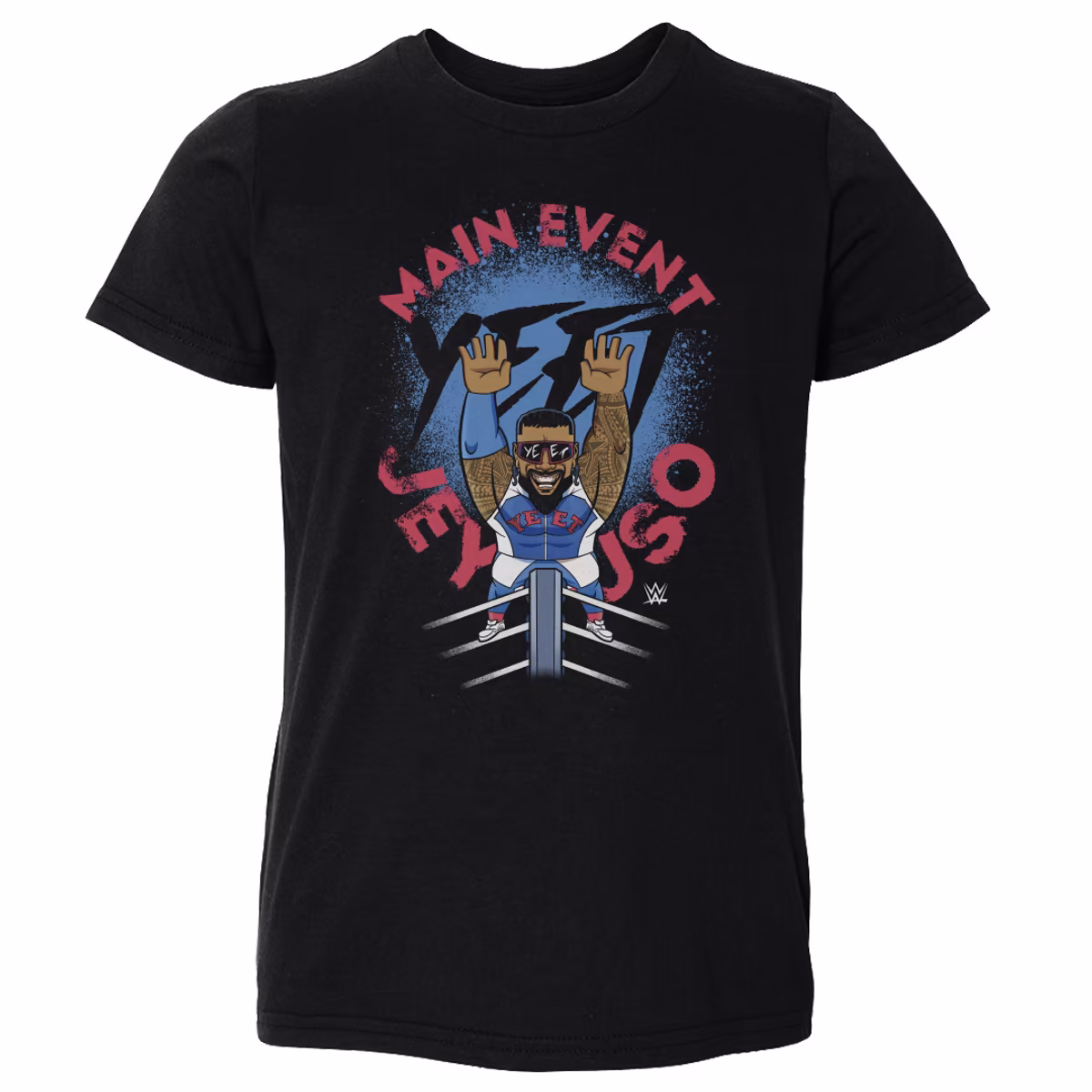 Toddler 500 Level Black Jey Uso Big Shots Ropes T-Shirt 1 Toddler 500 Level Black Jey Uso Big Shots Ropes T-Shirt