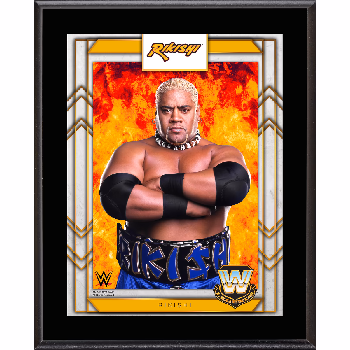 Rikishi WWE Framed 10.5" x 13" Sublimated Plaque 3 Rikishi WWE Framed 10.5" x 13" Sublimated Plaque