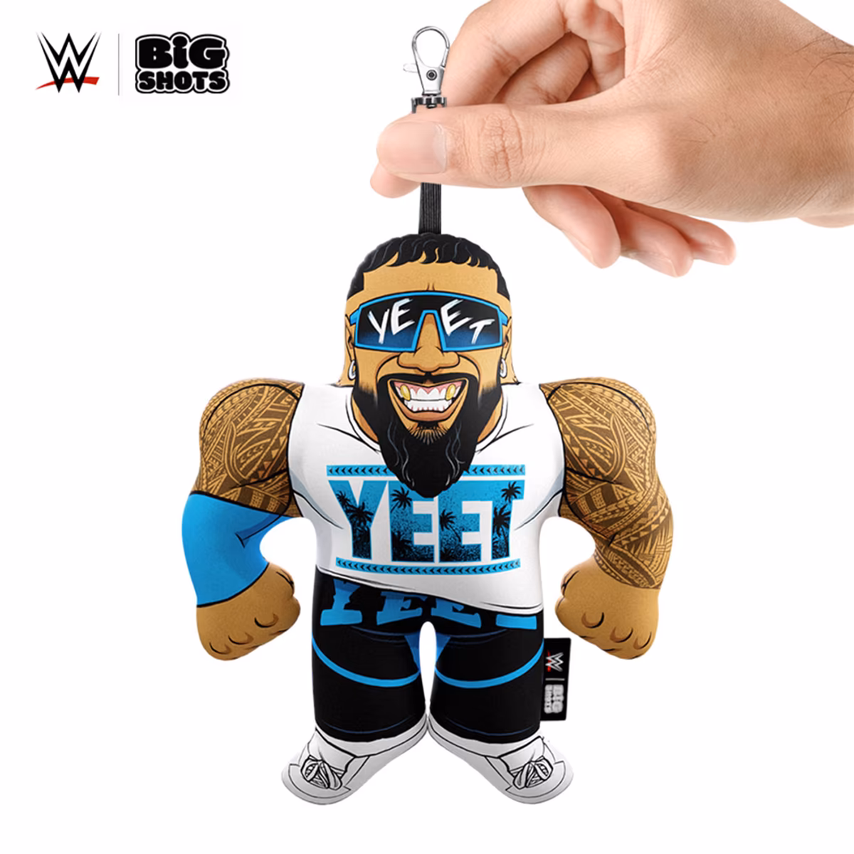 Big League Pillows Jey Uso Big Shots 7" Mini Toy Plush 9 Big League Pillows Jey Uso Big Shots 7" Mini Toy Plush