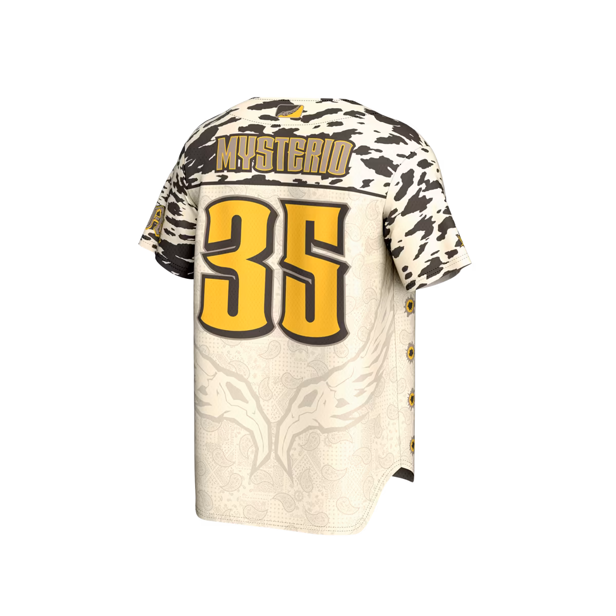 Unisex ProSphere Tan Dominik Mysterio San Diego Baseball Jersey 4 Unisex ProSphere Tan Dominik Mysterio San Diego Baseball Jersey