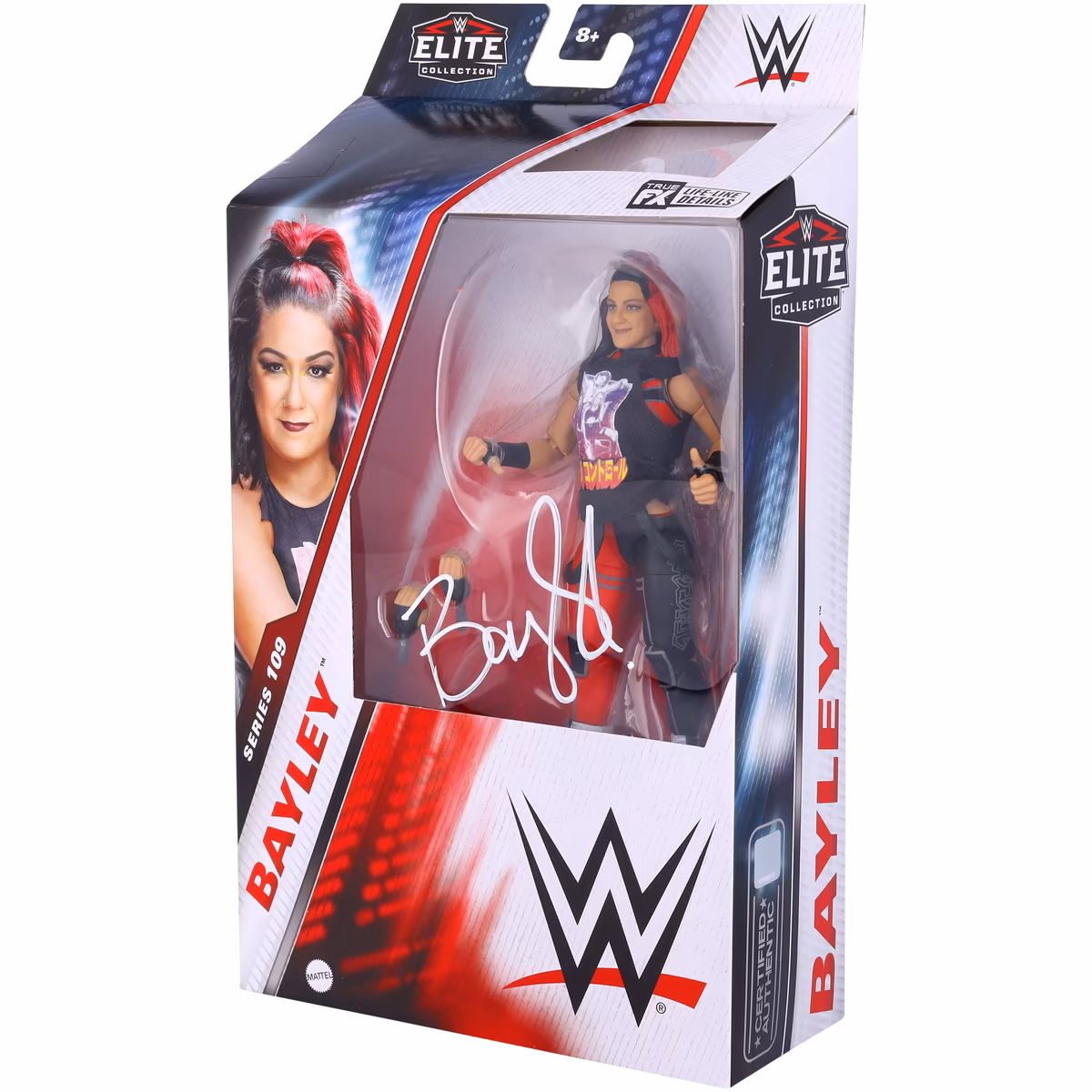 Bayley WWE Autographed Mattel Elite Collection Series 109 Action Figure 2 Bayley WWE Autographed Mattel Elite Collection Series 109 Action Figure