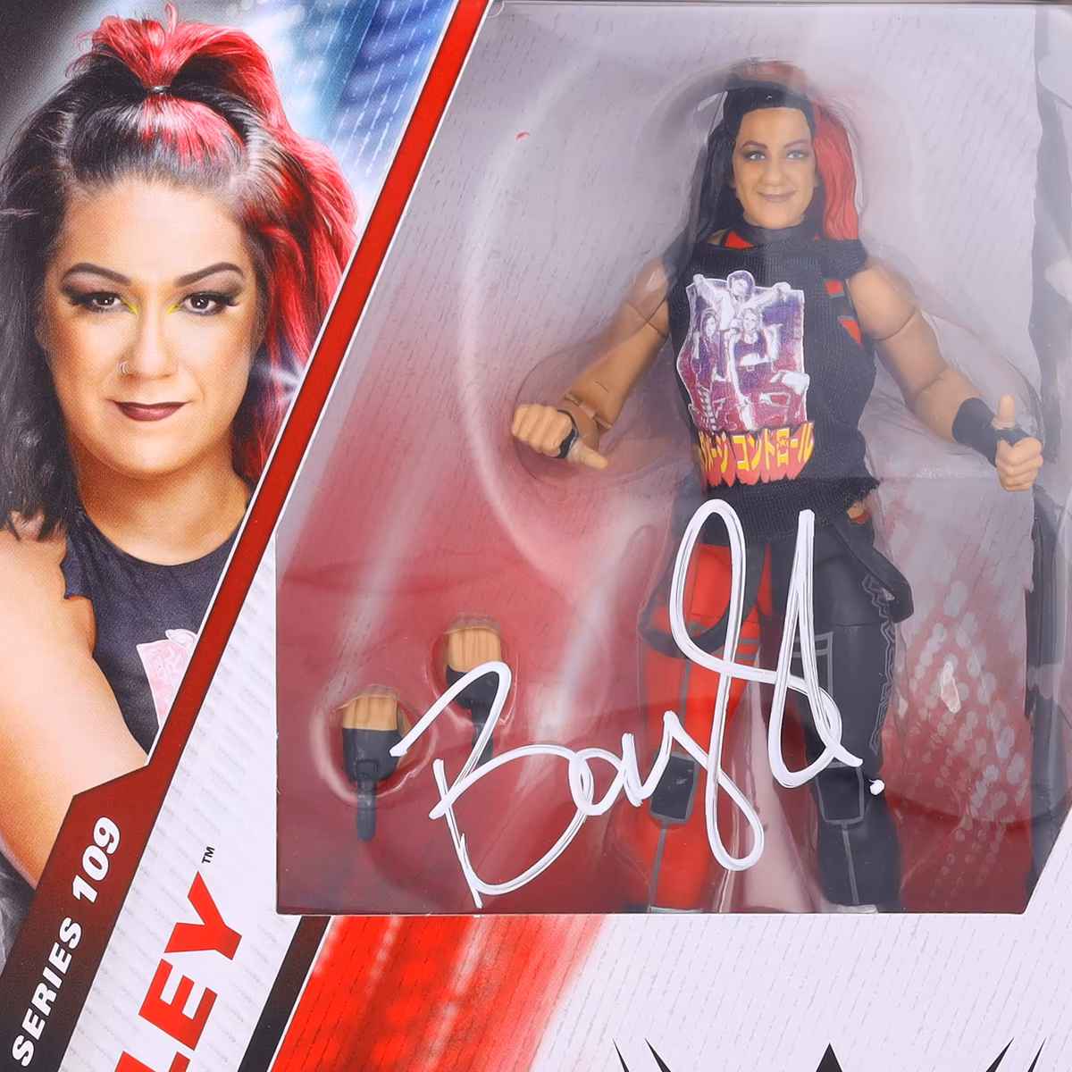 Bayley WWE Autographed Mattel Elite Collection Series 109 Action Figure 3 Bayley WWE Autographed Mattel Elite Collection Series 109 Action Figure