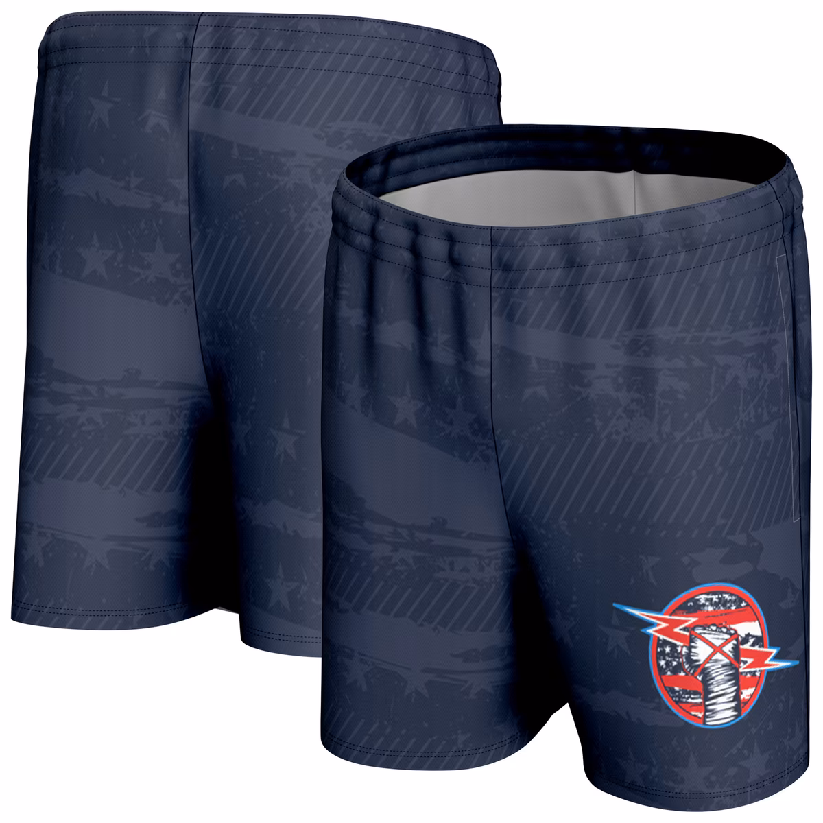Men's ProSphere Navy CM Punk Americana Shorts