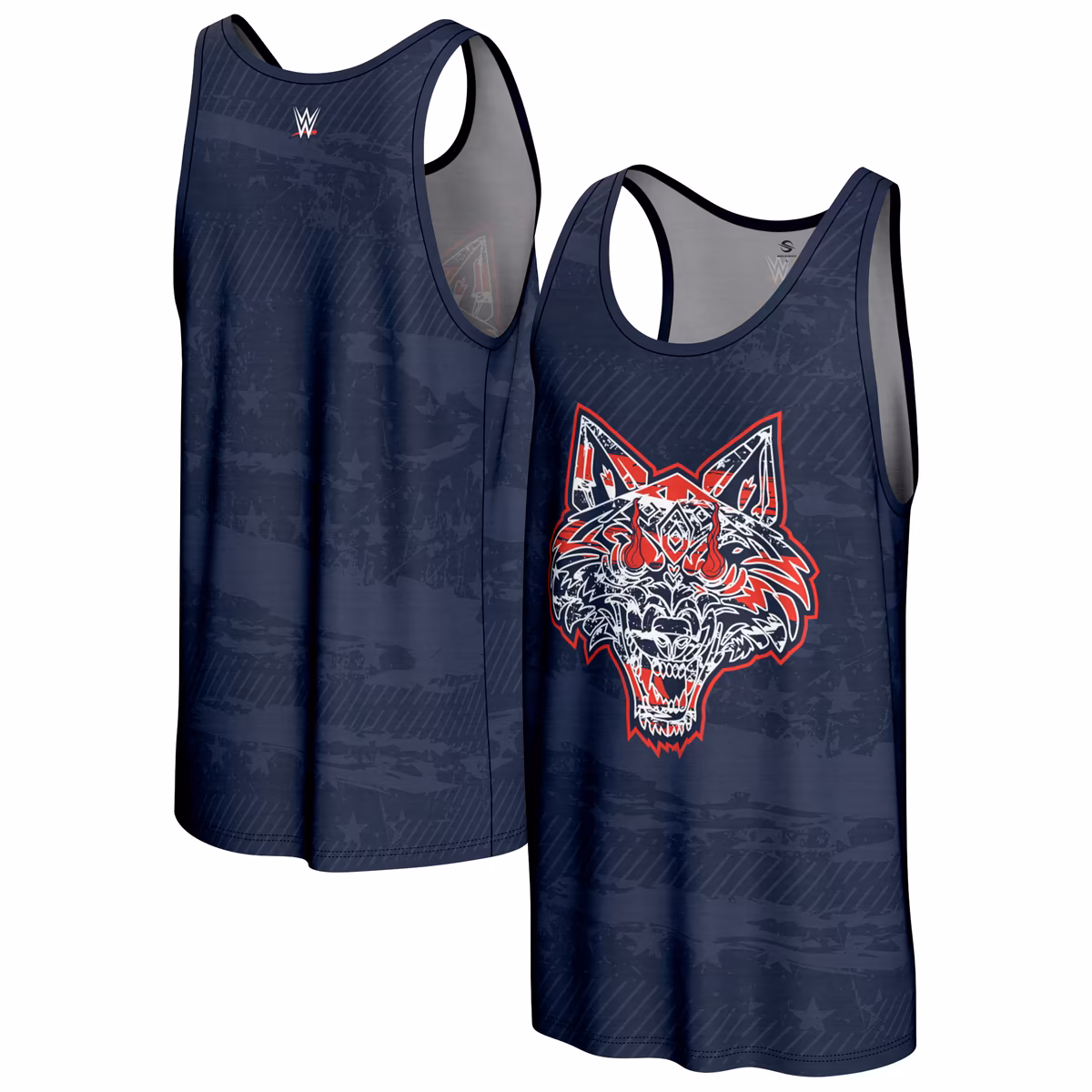Men's ProSphere Navy Jacob Fatu Americana Tank Top 3 Men's ProSphere Navy Jacob Fatu Americana Tank Top