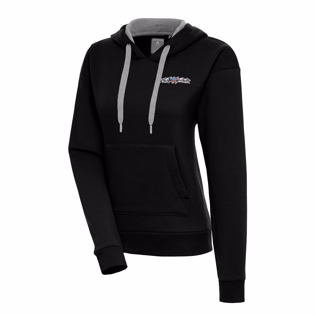 Women's Antigua Black Cody Rhodes Victory Pullover Hoodie 1 Women's Antigua Black Cody Rhodes Victory Pullover Hoodie