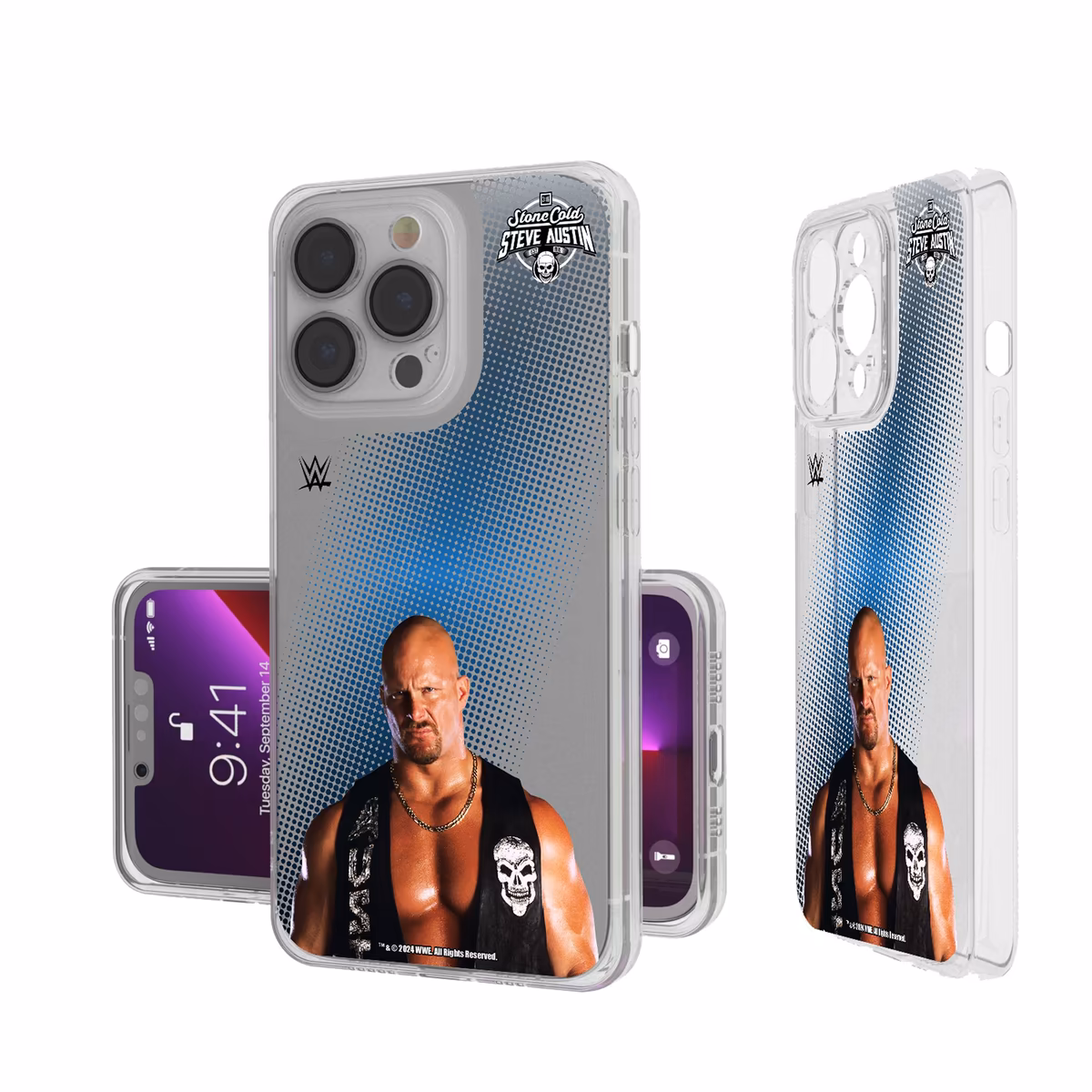 Keyscaper "Stone Cold" Steve Austin WWE Blues Superstar iPhone Clear Case