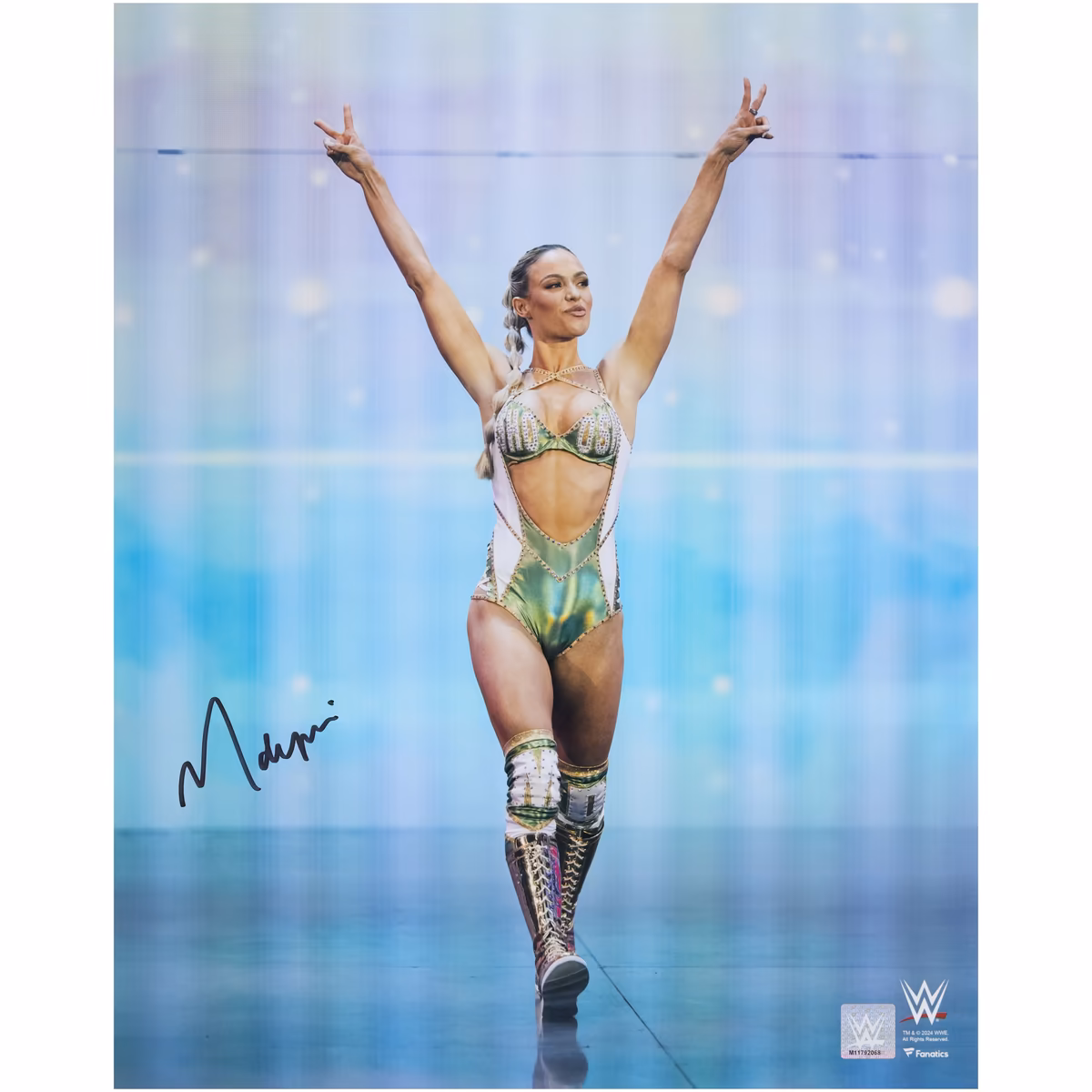 Maxxine Dupri WWE Autographed 16" x 20" Entrance Photograph