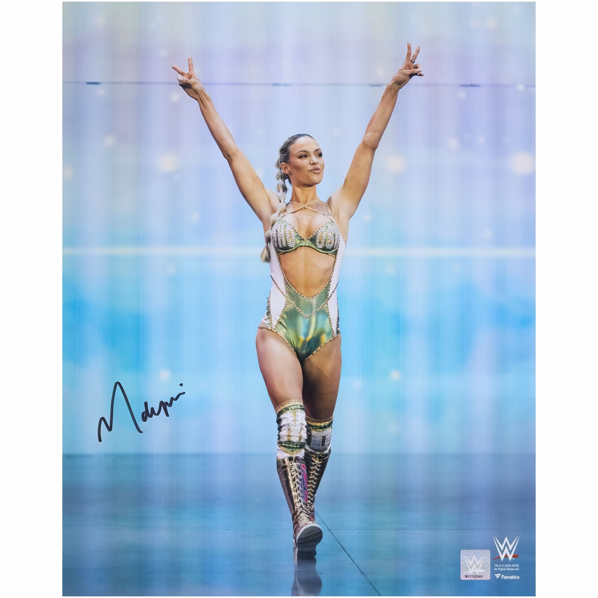 Maxxine Dupri WWE Autographed 16" x 20" Entrance Photograph