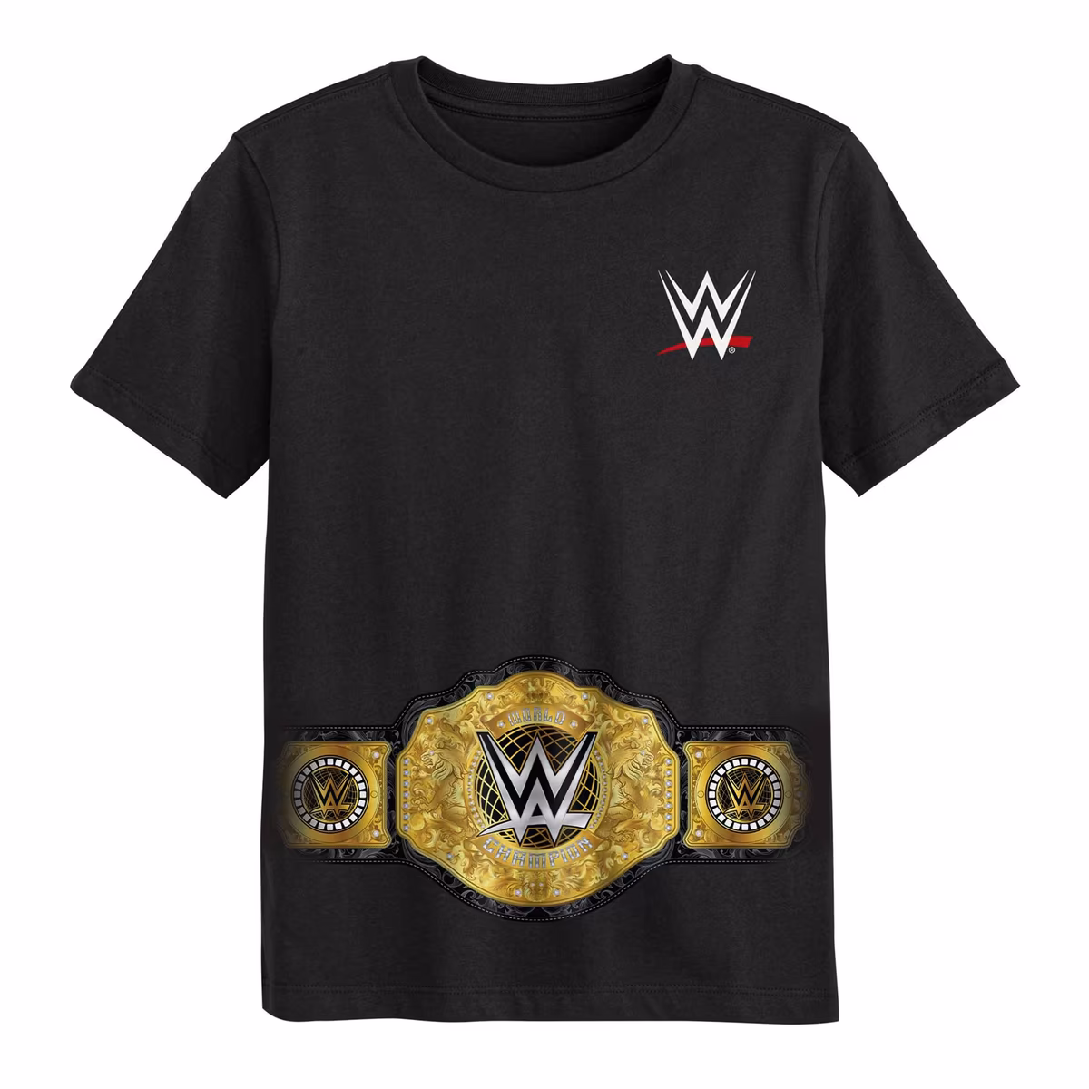Preschool Black WWE World Heavyweight Champion Title Belt T-Shirt 15 Preschool Black WWE World Heavyweight Champion Title Belt T-Shirt
