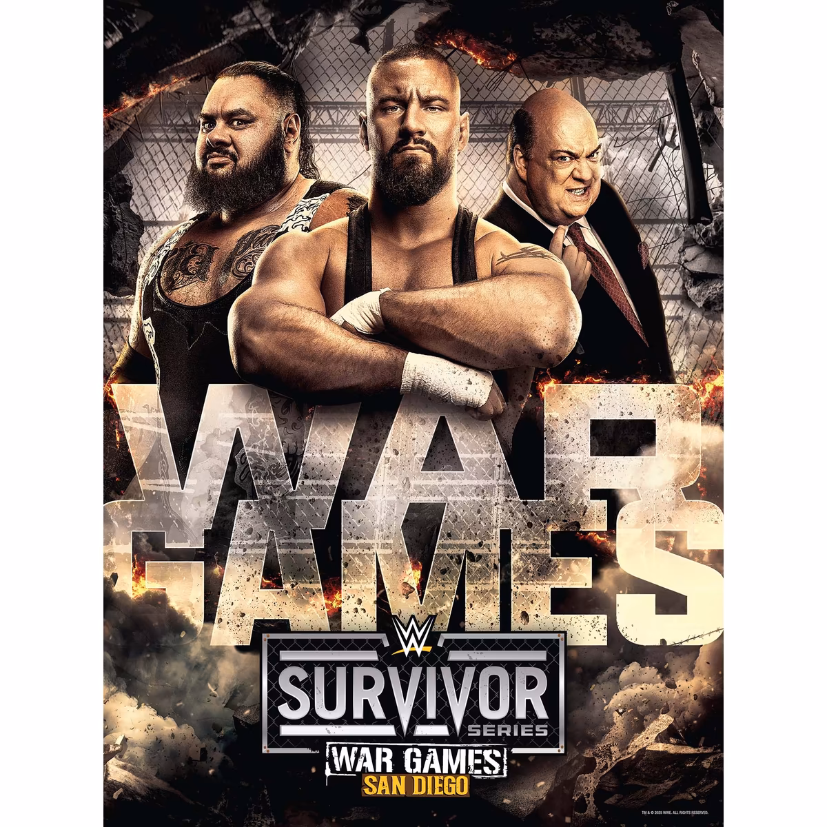 WWE Survivor Series 2025 18" x 24" Event Poster Art Photograph 1 WWE Survivor Series 2025 18" x 24" Event Poster Art Photograph