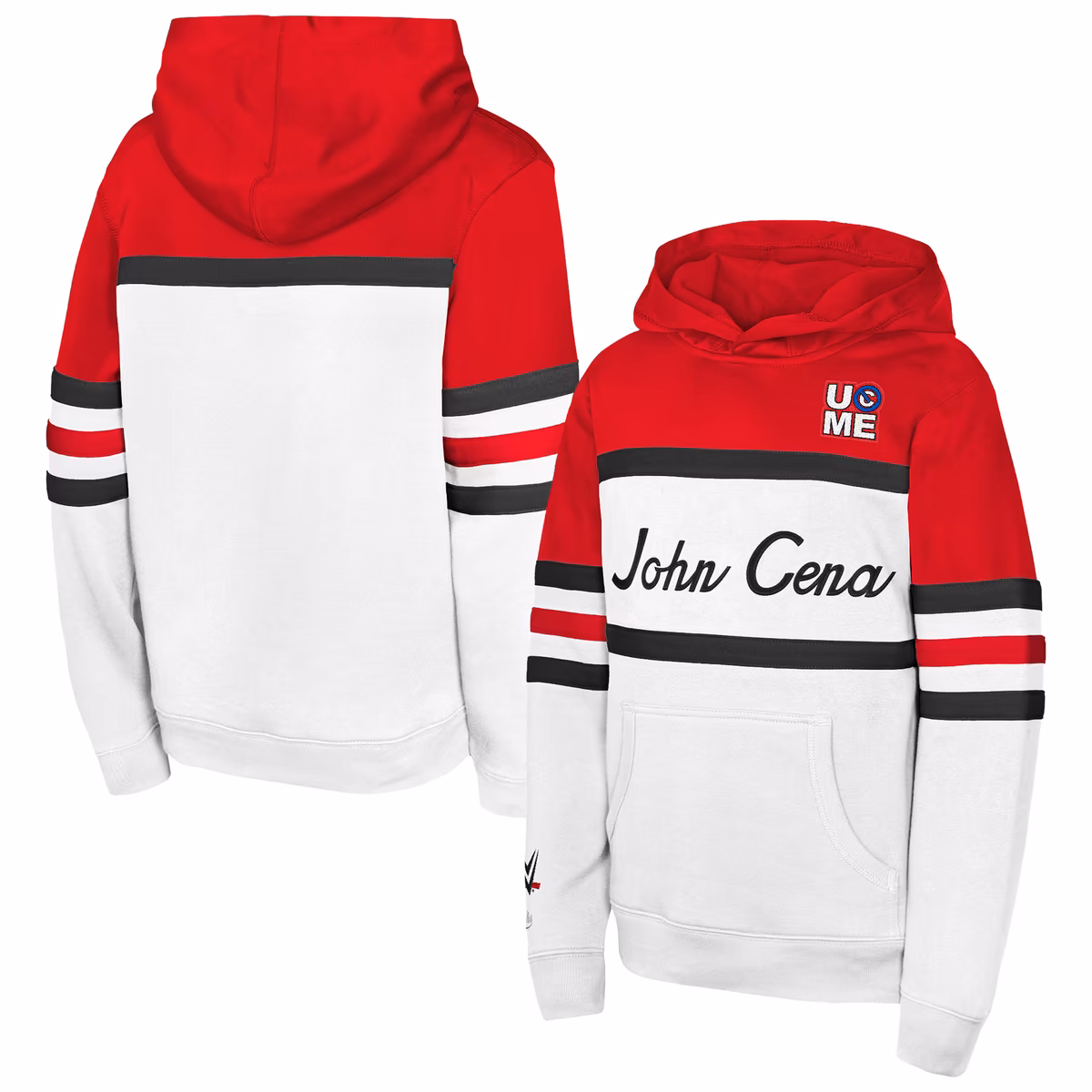 Youth Mitchell & Ness John Cena White Head Coach Hoodie