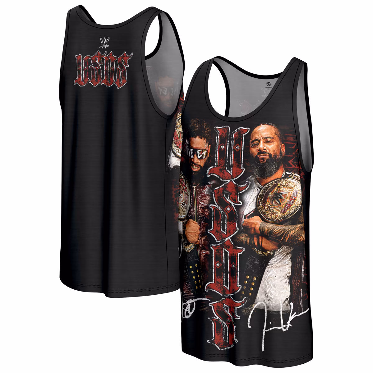 Men's ProSphere Black The Usos Tag Team Champions Tank Top