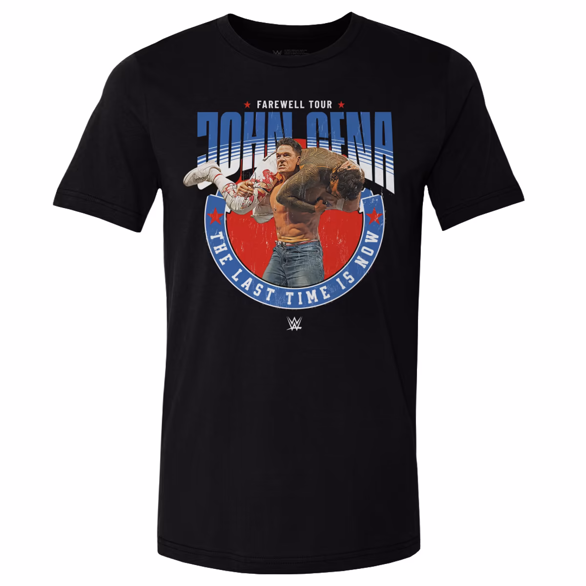 Men's 500 Level Black John Cena The Last Time Is Now T-Shirt