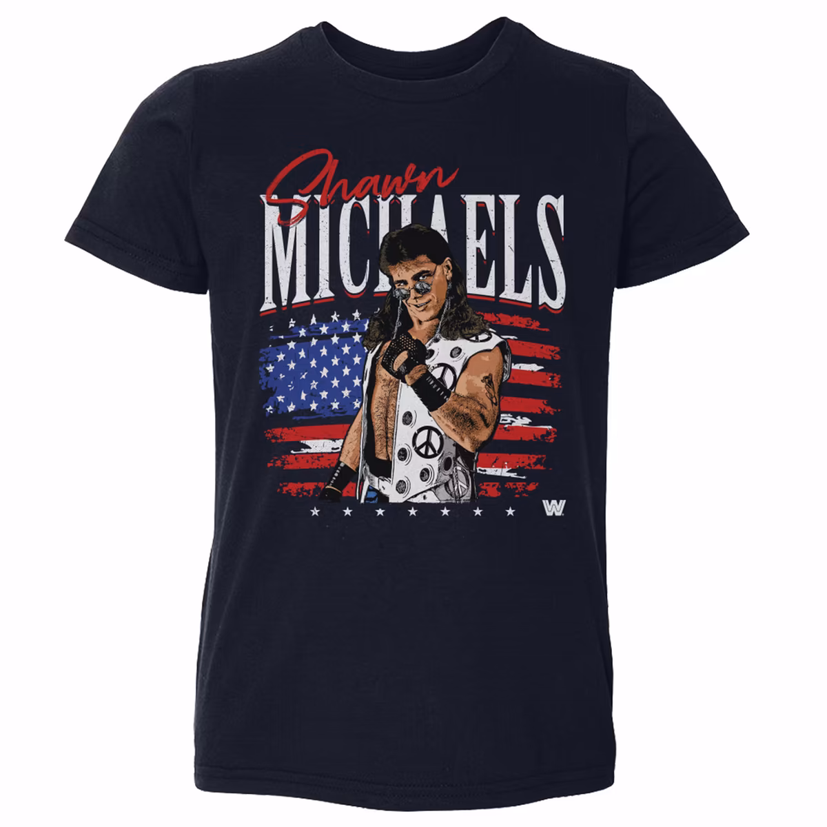 Toddler 500 Level Navy Shawn Michaels American Flag T-Shirt 1 Toddler 500 Level Navy Shawn Michaels American Flag T-Shirt