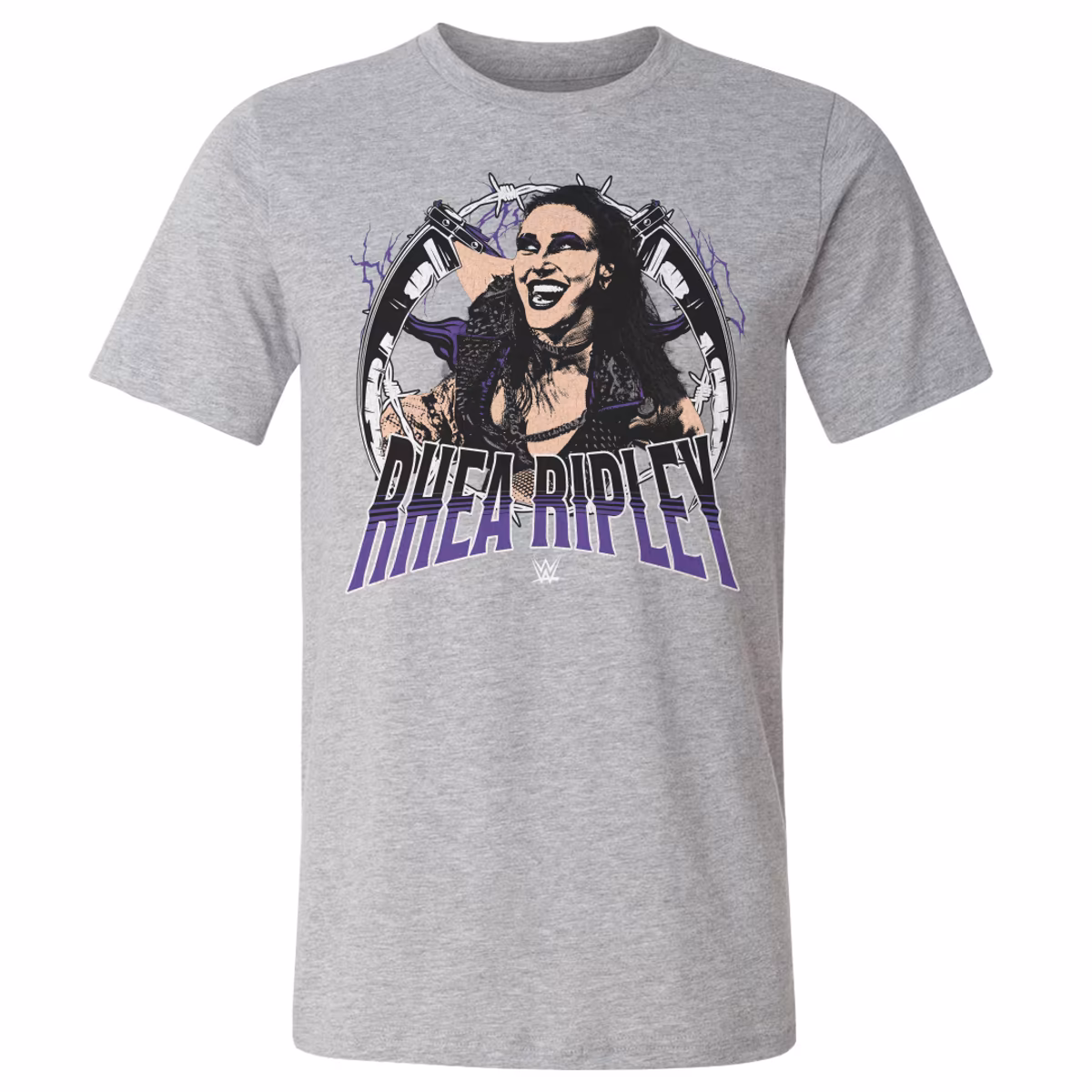 Men's 500 Level Heather Gray Rhea Ripley Posterize T-Shirt