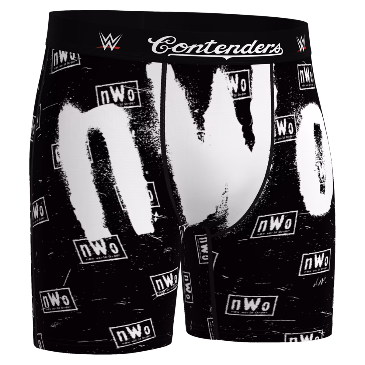 Men's Contenders Clothing Black nWo Allover Print Boxer Briefs 6 Men's Contenders Clothing Black nWo Allover Print Boxer Briefs
