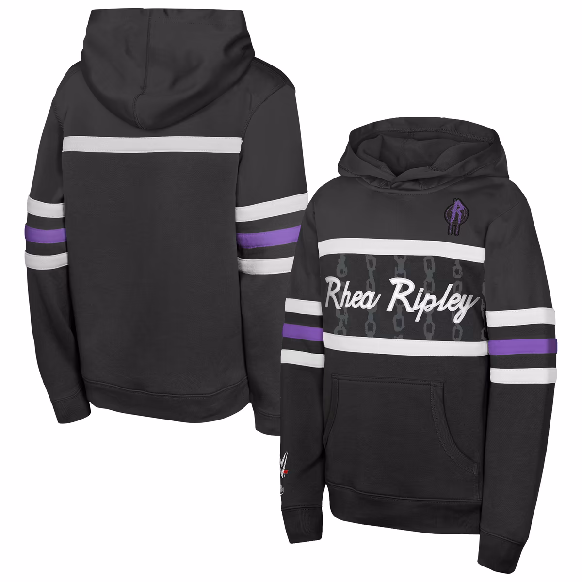 Youth Mitchell & Ness Rhea Ripley Black Head Coach Hoodie