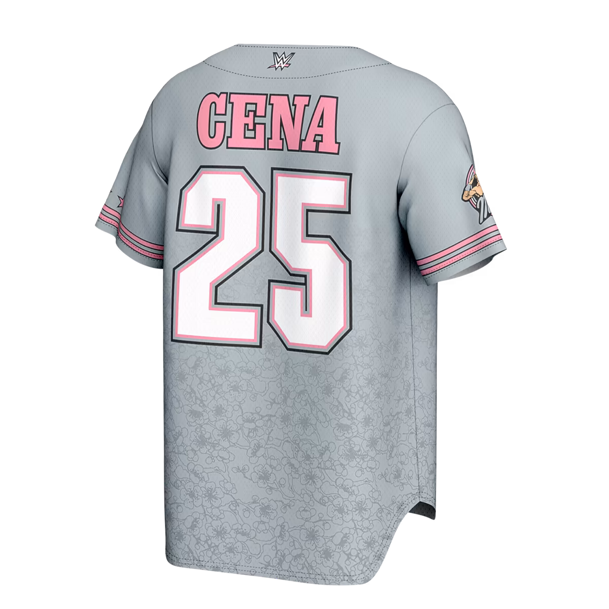Youth ProSphere Gray John Cena Final Match Fashion Baseball Jersey 4 Youth ProSphere Gray John Cena Final Match Fashion Baseball Jersey