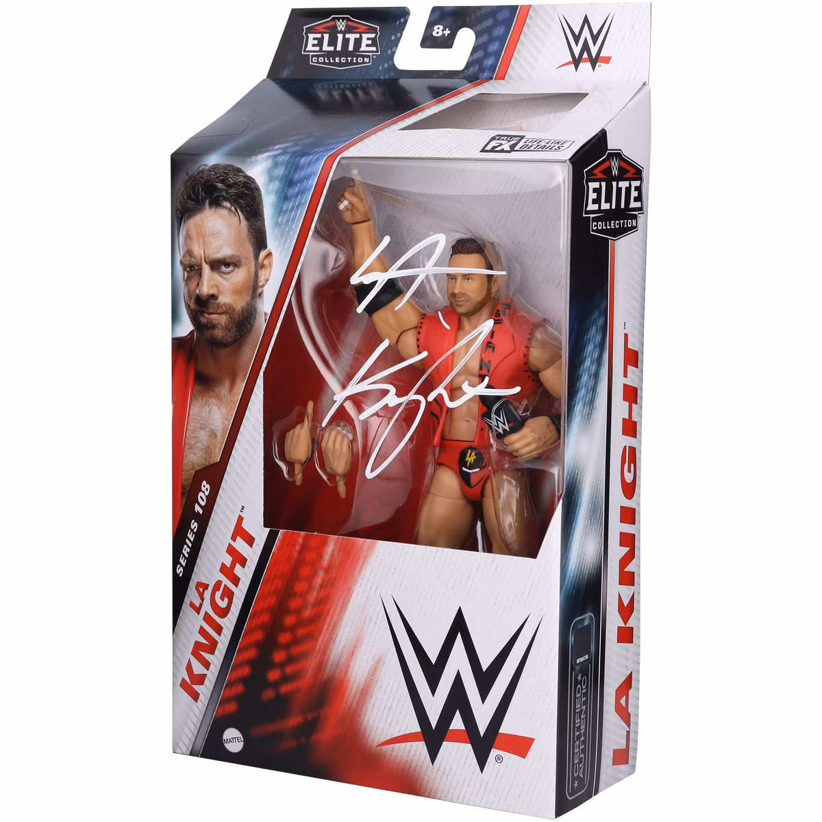 LA Knight WWE Autographed Mattel Elite Collection Series 108 Action Figure
