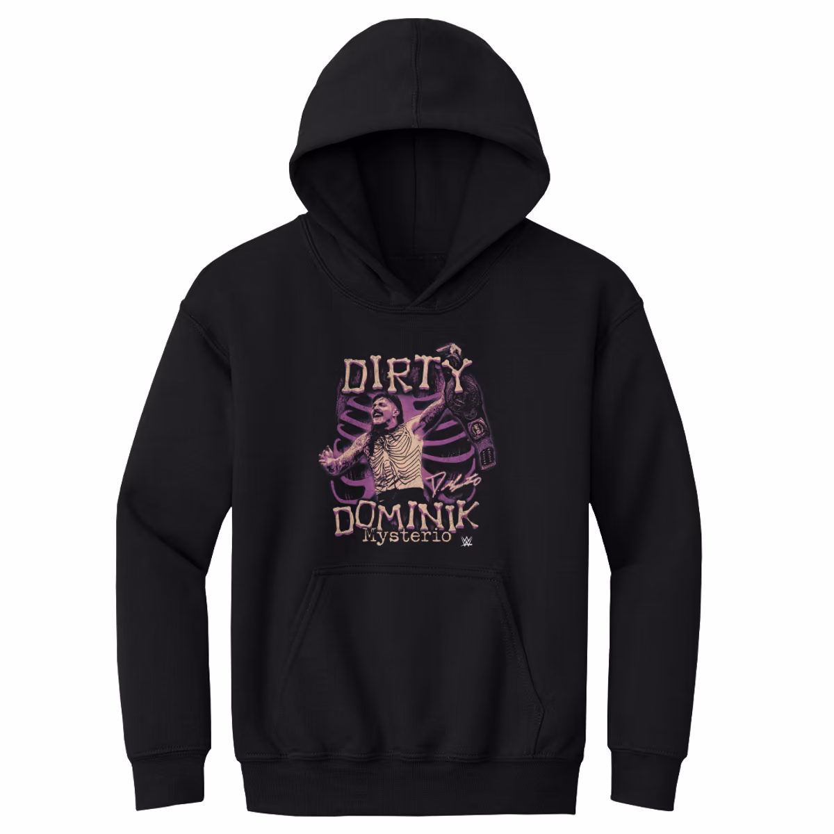 Youth 500 Level Black Dominik Mysterio Champion Grunge Hoodie 1 Youth 500 Level Black Dominik Mysterio Champion Grunge Hoodie