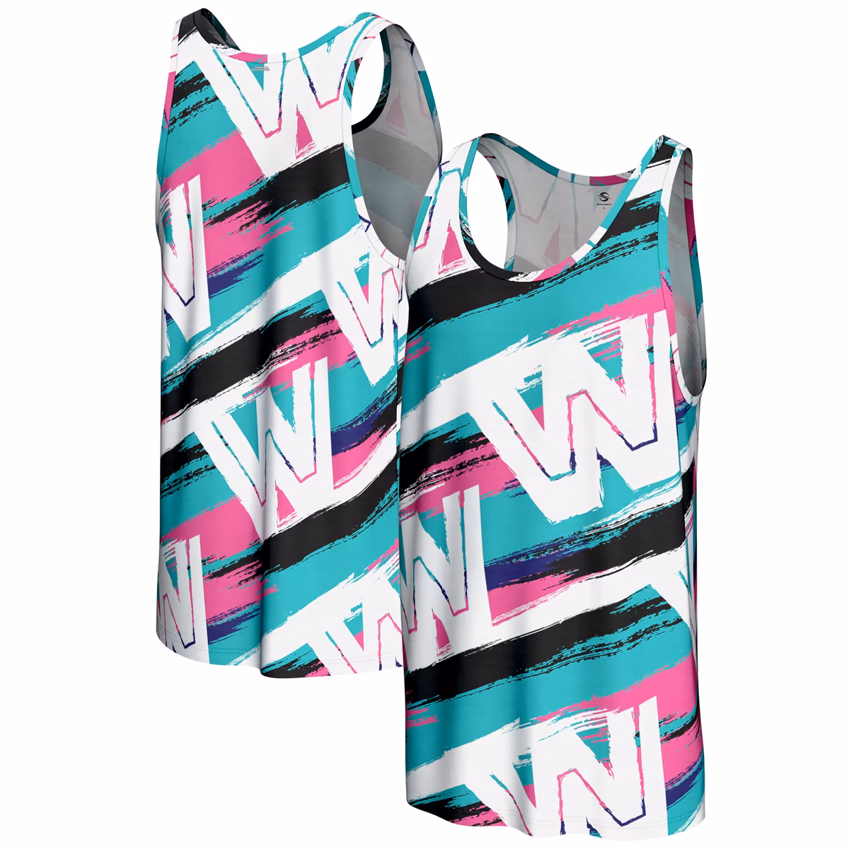 Men's ProSphere White WWE 90s Jazz Cup Tank Top 8 Men's ProSphere White WWE 90s Jazz Cup Tank Top