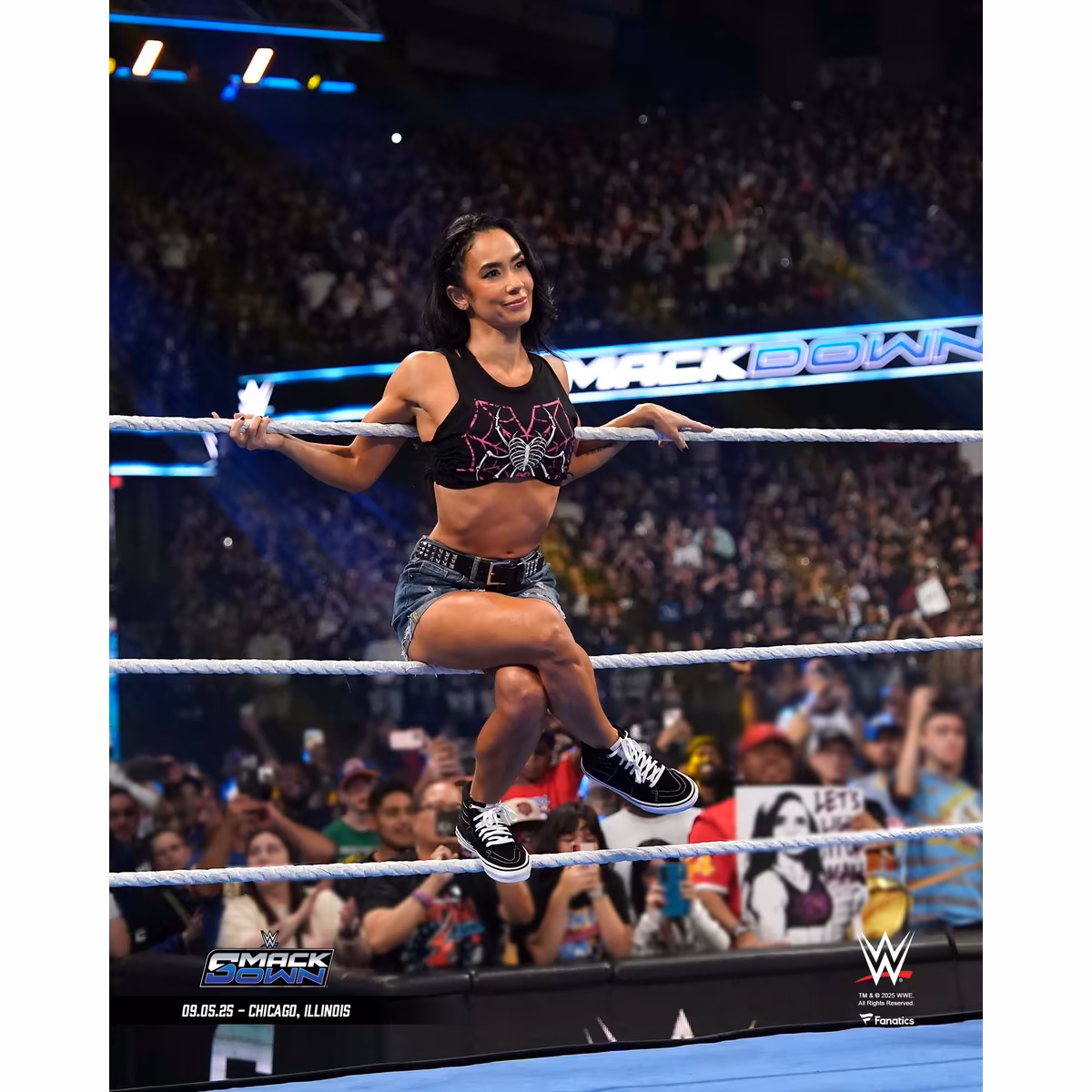 AJ Lee WWE Unsigned SmackDown Return Photograph
