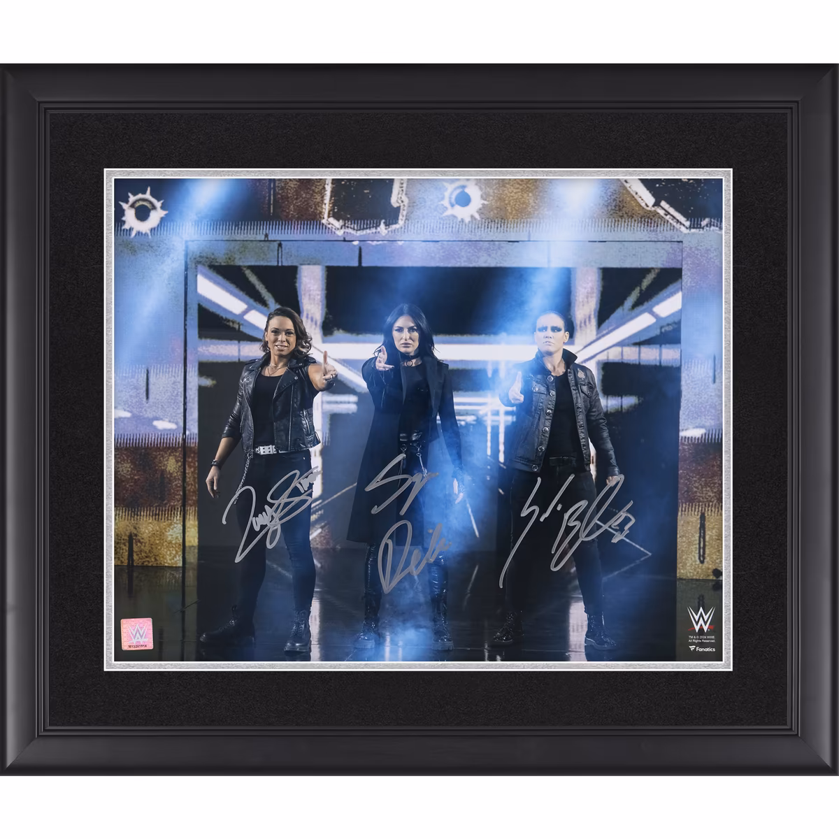 Shayna Baszler, Sonya Deville and Zoey Stark Pure Fusion Collective WWE Autographed Framed 16" x 20" Entrance Photograph