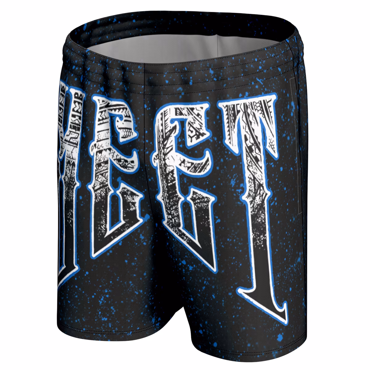Men's ProSphere Black Jey Uso Tribal Shorts 3 Men's ProSphere Black Jey Uso Tribal Shorts