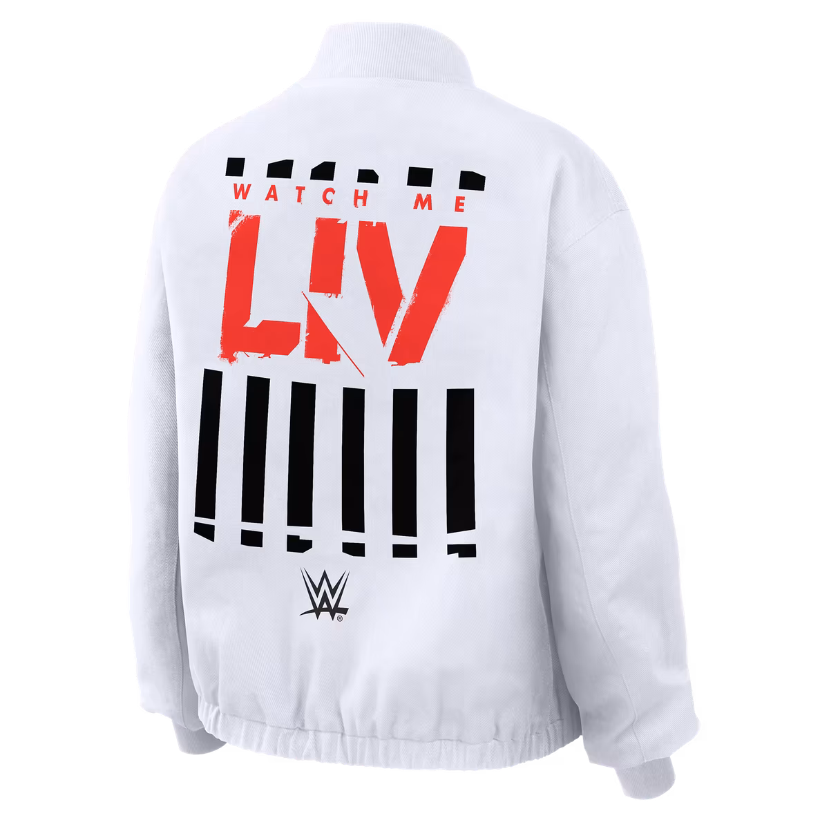 Women's WEAR by Erin Andrews White Liv Morgan Denim Full-Zip Bomber Jacket 5 Women's WEAR by Erin Andrews White Liv Morgan Denim Full-Zip Bomber Jacket