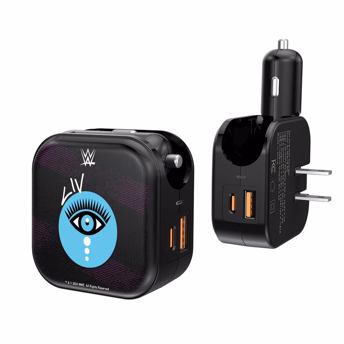 Keyscaper Liv Morgan Superstar 2-in-1 USB A/C Charger 2 Keyscaper Liv Morgan Superstar 2-in-1 USB A/C Charger