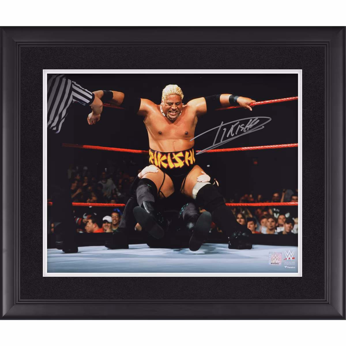 Rikishi WWE Autographed Framed 16" x 20" Corner Stinkface Photograph 1 Rikishi WWE Autographed Framed 16" x 20" Corner Stinkface Photograph