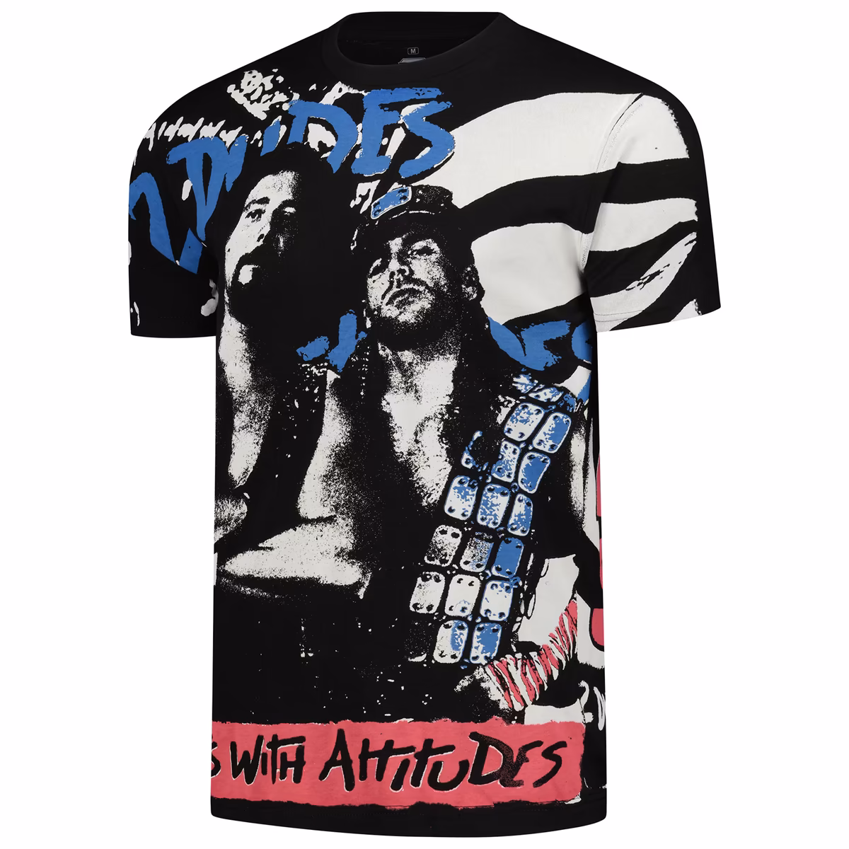 Men's Ripple Junction Black 2 Dudes with Attitudes All-Over Print T-Shirt 3 Men's Ripple Junction Black 2 Dudes with Attitudes All-Over Print T-Shirt