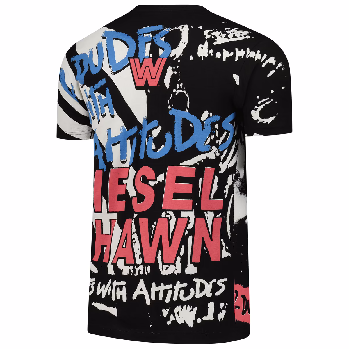 Men's Ripple Junction Black 2 Dudes with Attitudes All-Over Print T-Shirt 4 Men's Ripple Junction Black 2 Dudes with Attitudes All-Over Print T-Shirt