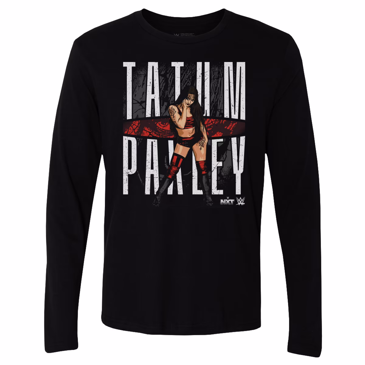 Men's 500 Level  Black Tatum Paxley Eyes Long Sleeve T-Shirt