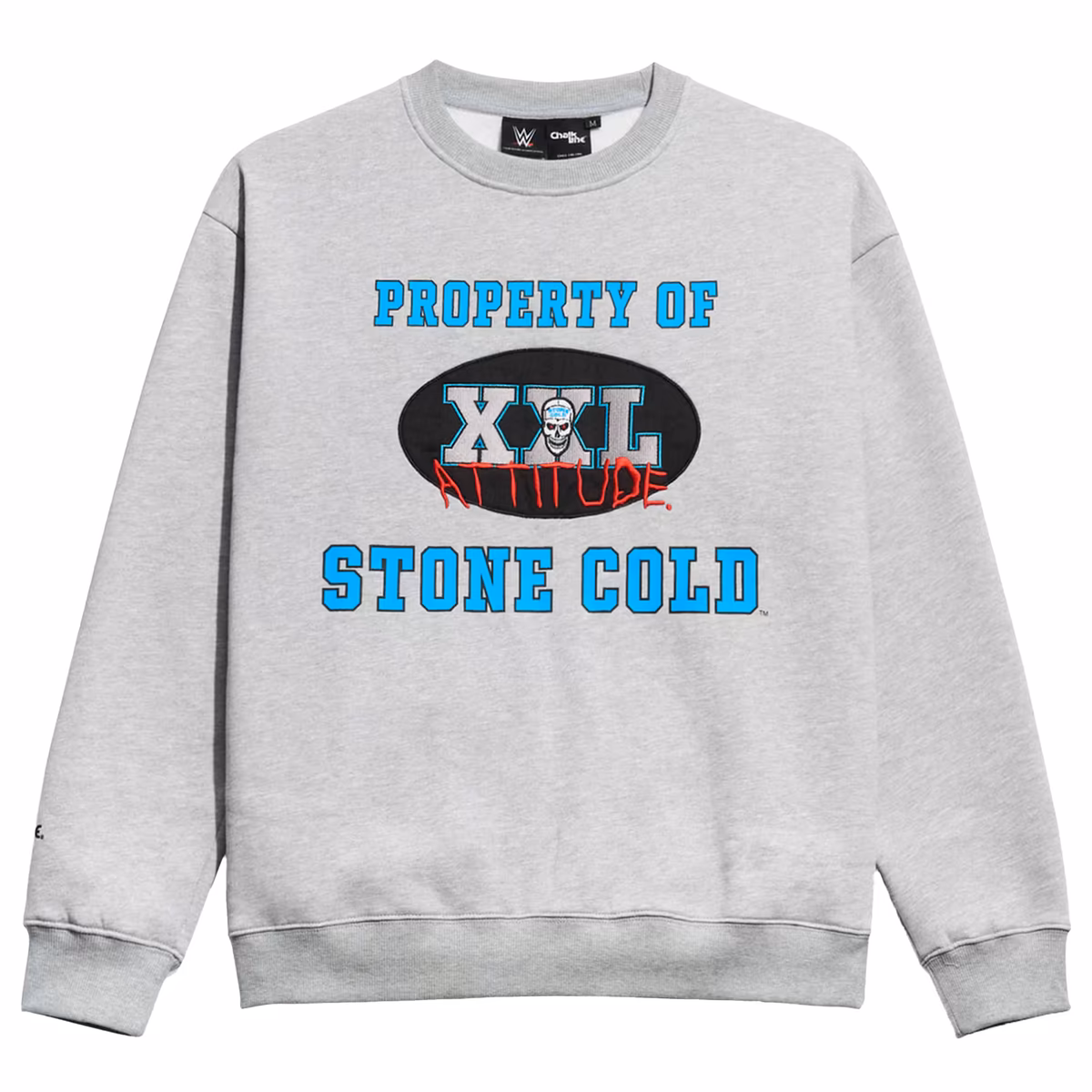 Men's Chalk Line Gray "Stone Cold" Steve Austin XXL Attitude Pullover Sweatshirt 3 Men's Chalk Line Gray "Stone Cold" Steve Austin XXL Attitude Pullover Sweatshirt