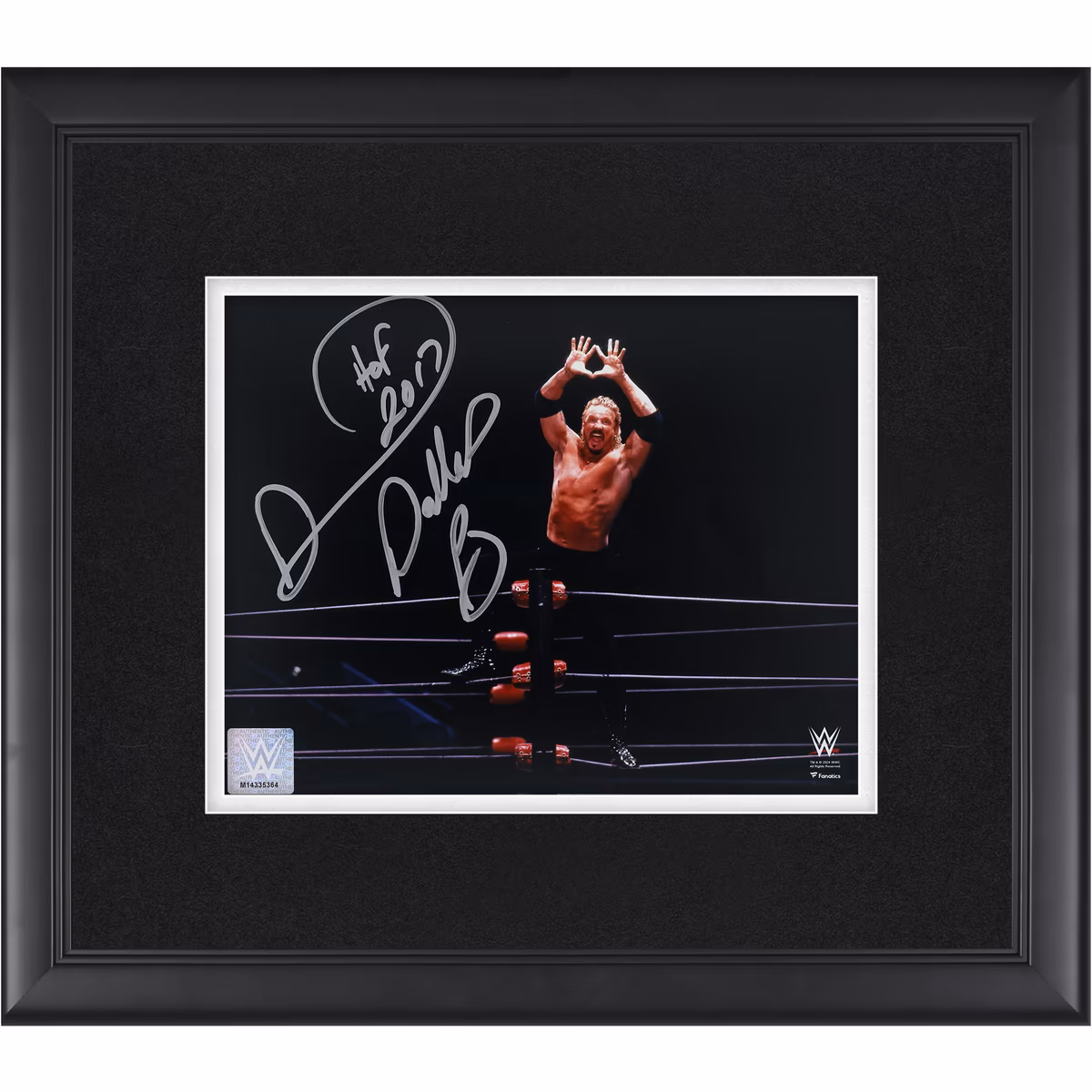 Diamond Dallas Page WWE Autographed Framed 8" x 10" Diamond Cutter Photograph with "HOF 2017" Inscription