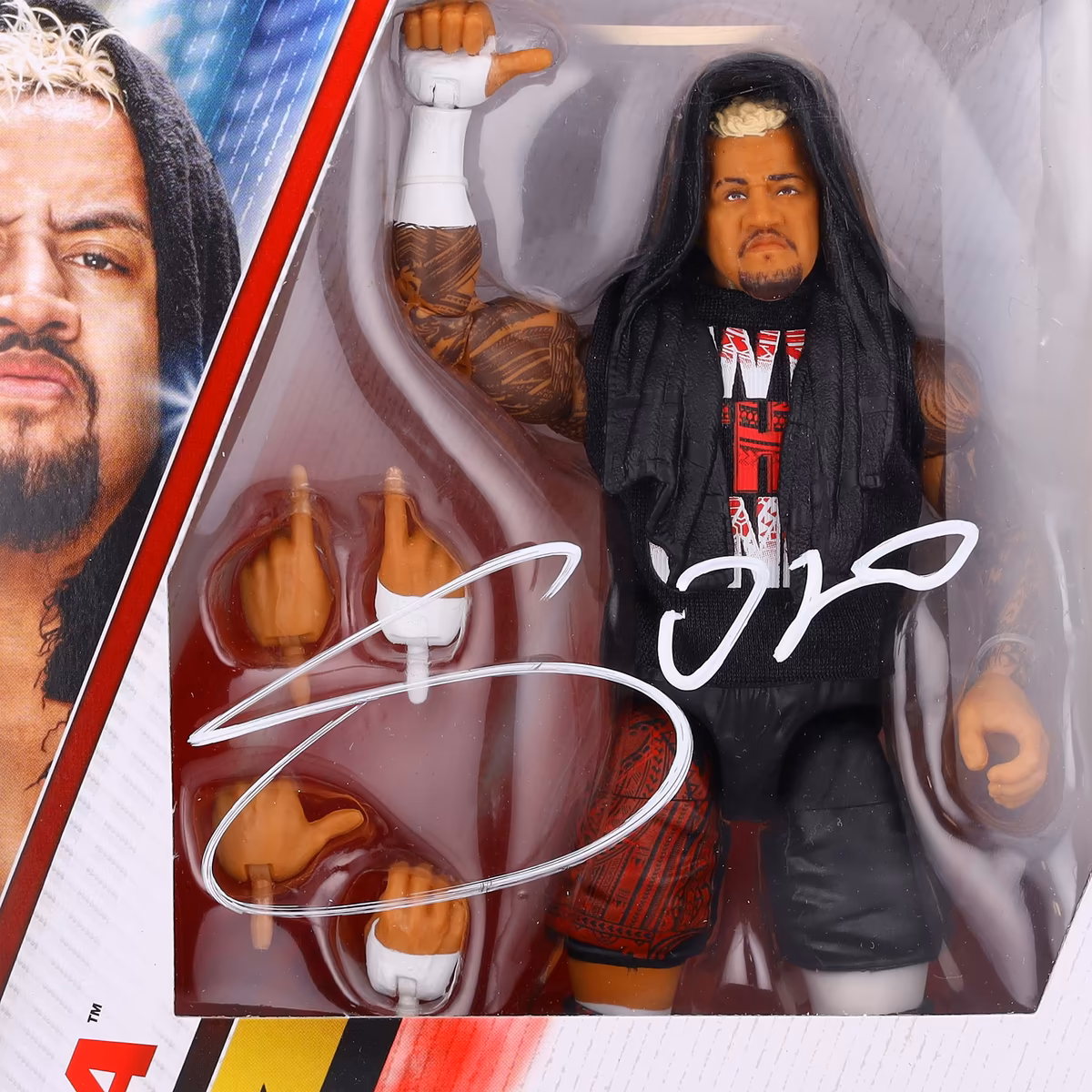 Solo Sikoa WWE Autographed Mattel Elite Top Picks 2024 Wave 4 Action Figure 3 Solo Sikoa WWE Autographed Mattel Elite Top Picks 2024 Wave 4 Action Figure