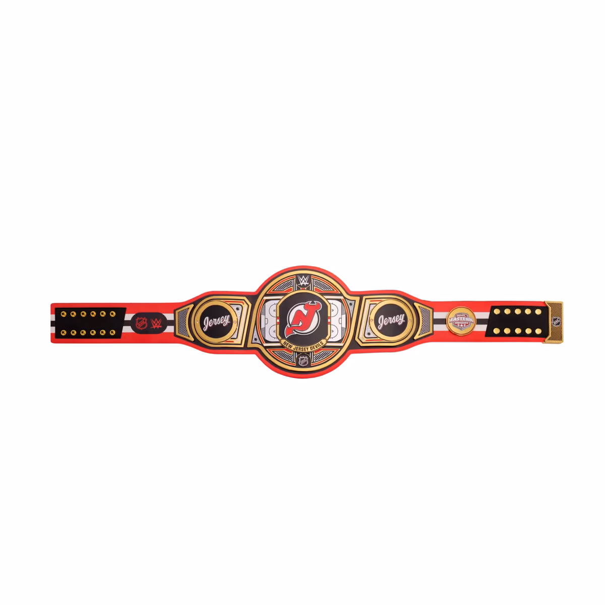 New Jersey Devils WWE Legacy Title Belt 6 New Jersey Devils WWE Legacy Title Belt