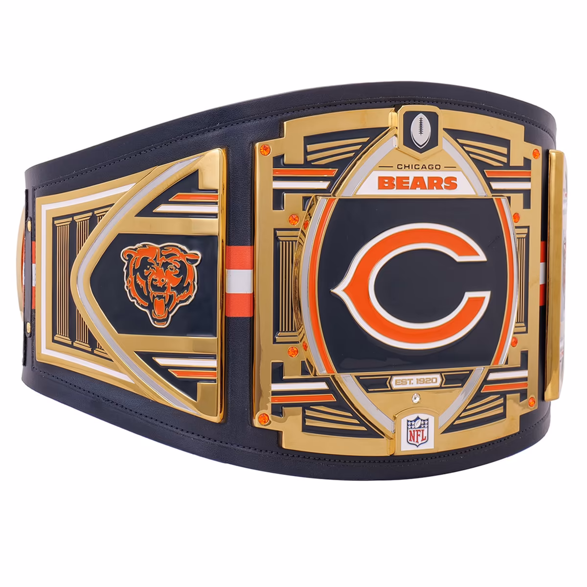 Chicago Bears WWE Legacy Title Belt 4 Chicago Bears WWE Legacy Title Belt
