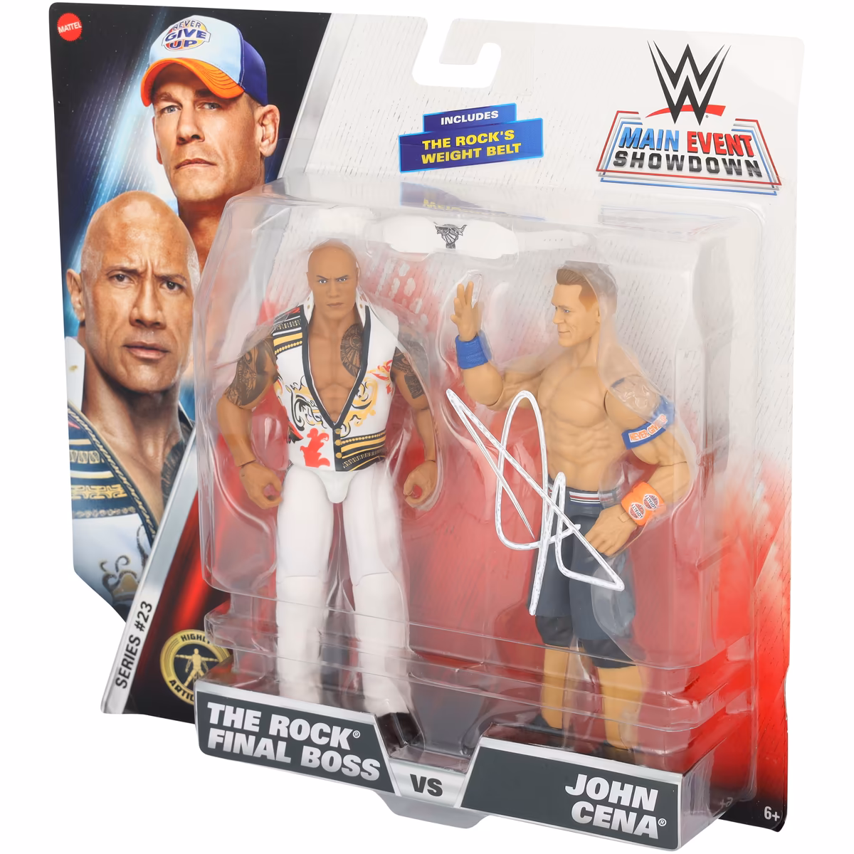 John Cena WWE Autographed Mattel Championship Showdown Series 23 2-Pack Action Figure 2 John Cena WWE Autographed Mattel Championship Showdown Series 23 2-Pack Action Figure