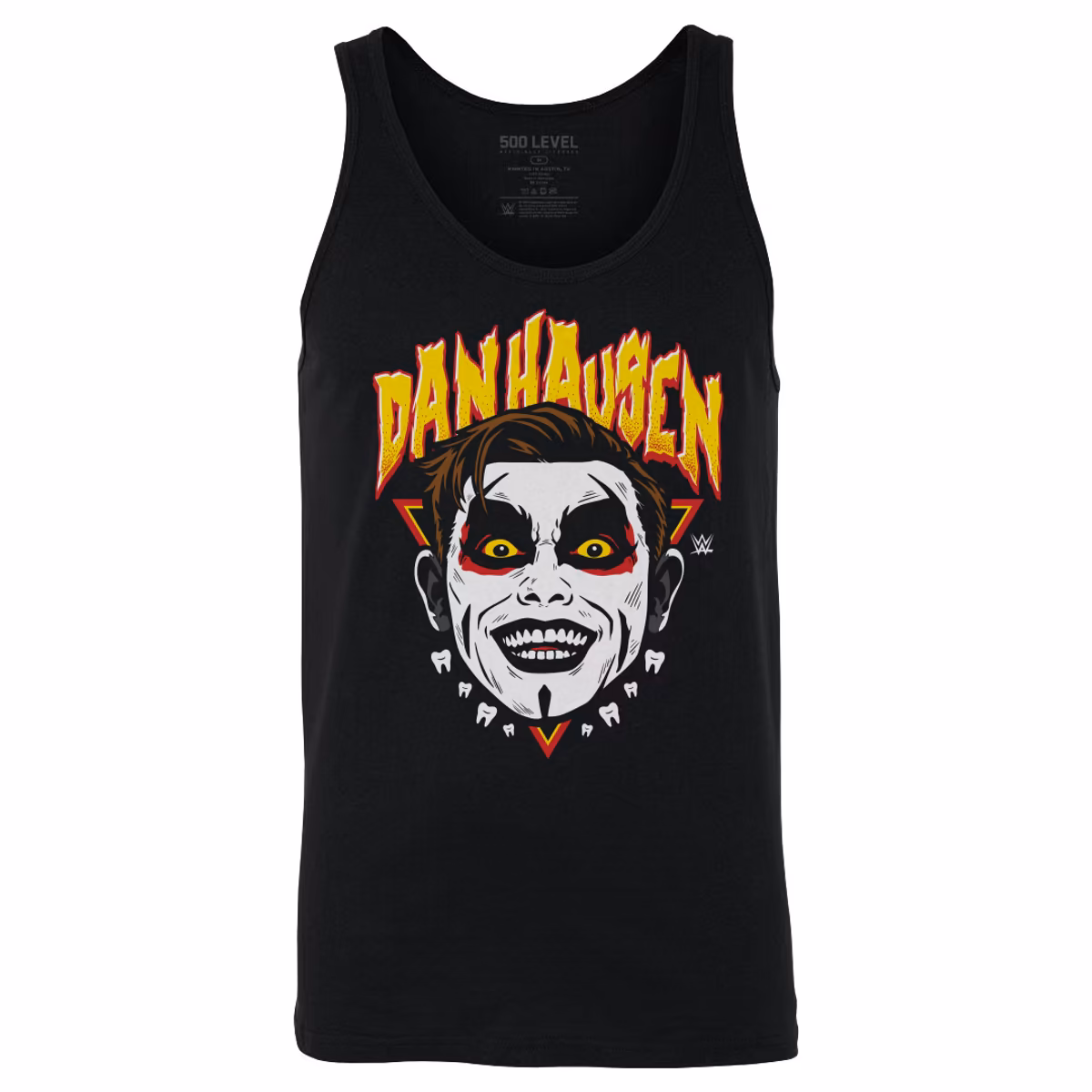 Men's 500 Level Black Danhausen Smile Tank Top