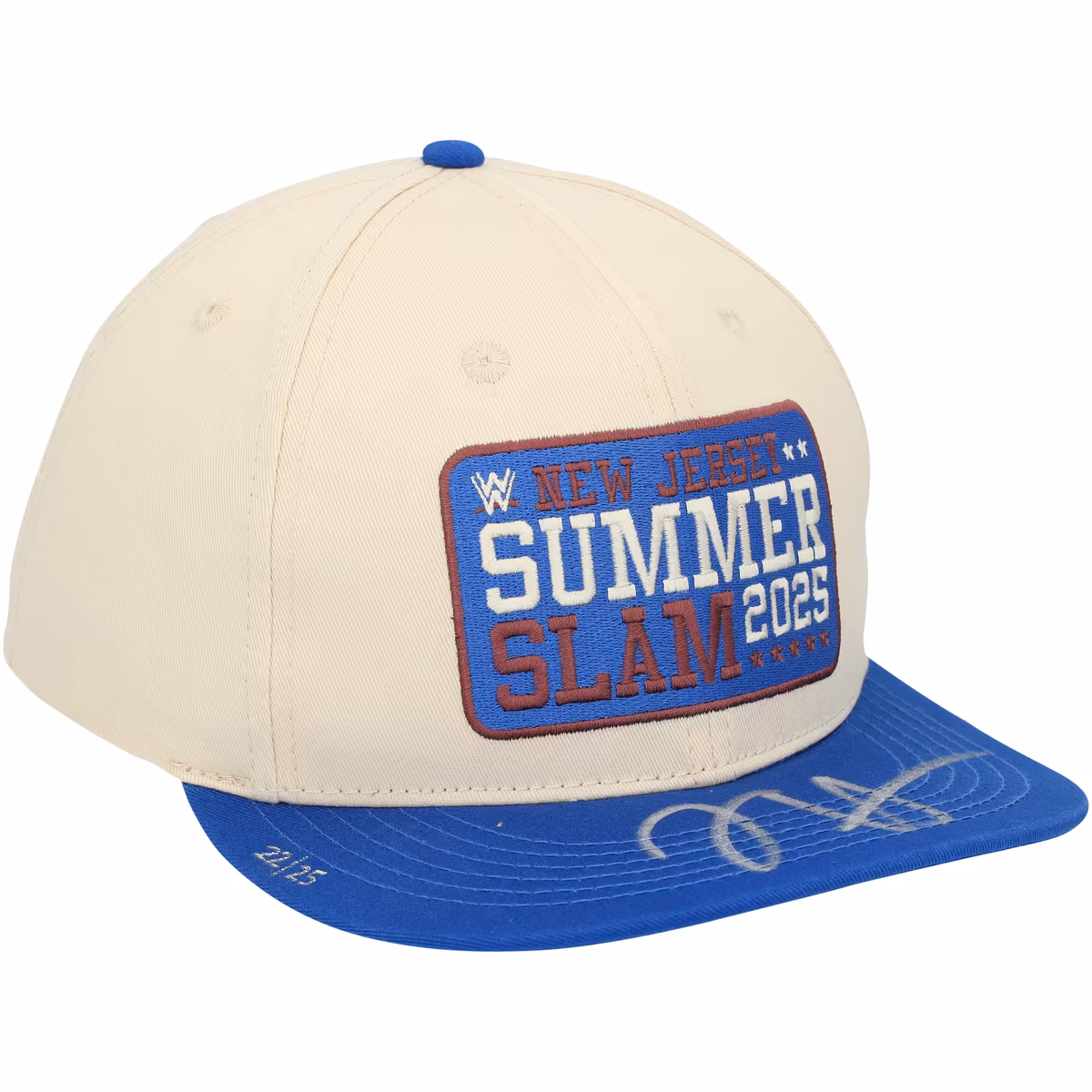 Jey Uso WWE Autographed Cream 2025 SummerSlam Cap - Limited Edition of 25 4 Jey Uso WWE Autographed Cream 2025 SummerSlam Cap - Limited Edition of 25